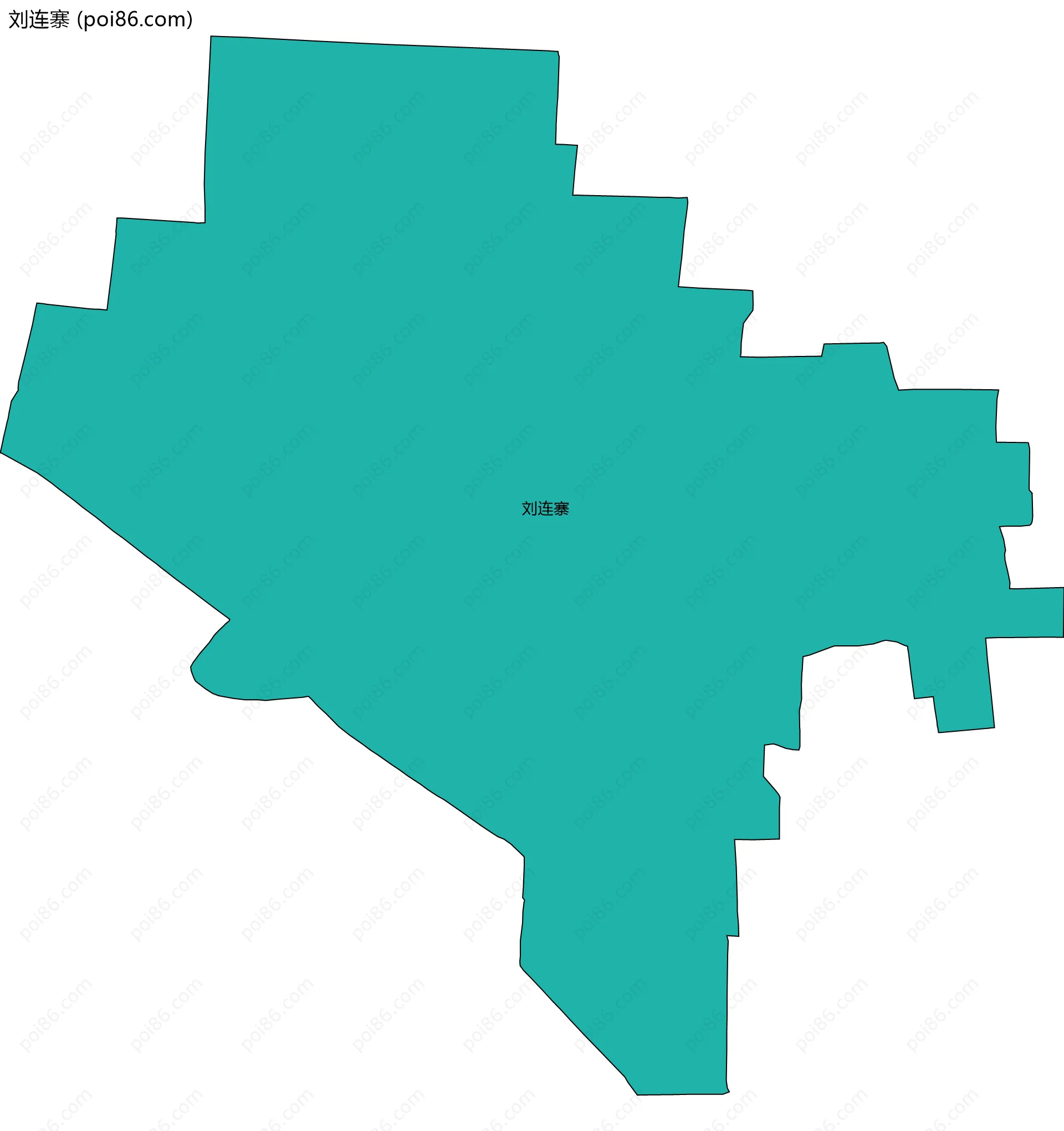 刘连寨边界地图