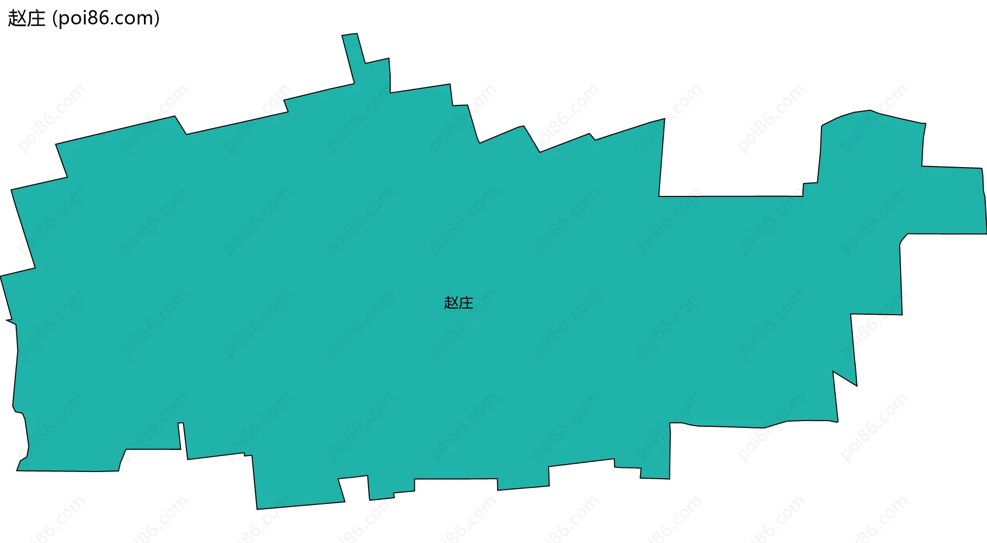 赵庄边界地图