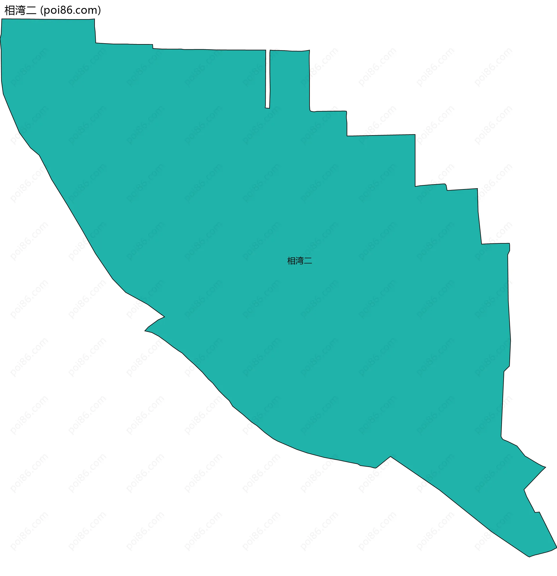 相湾二边界地图