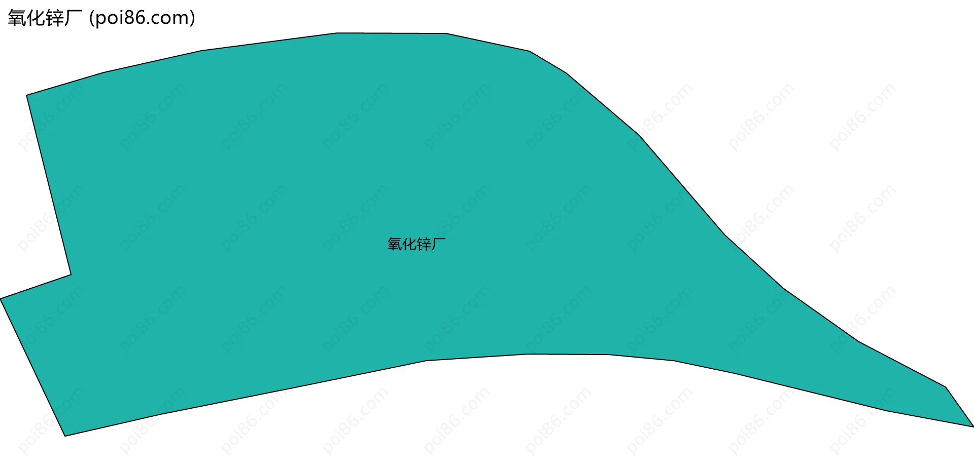 氧化锌厂边界地图