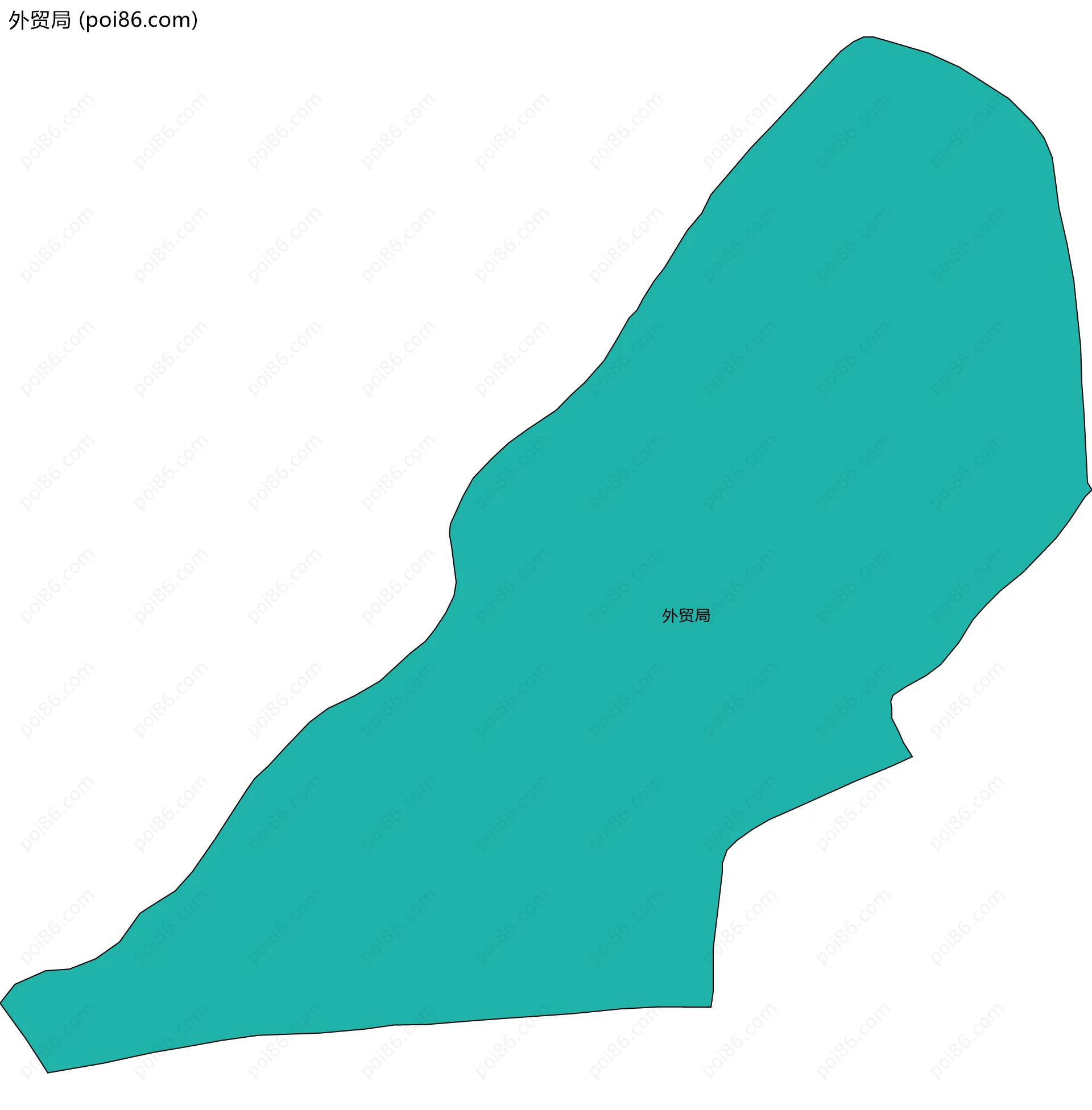 外贸局边界地图