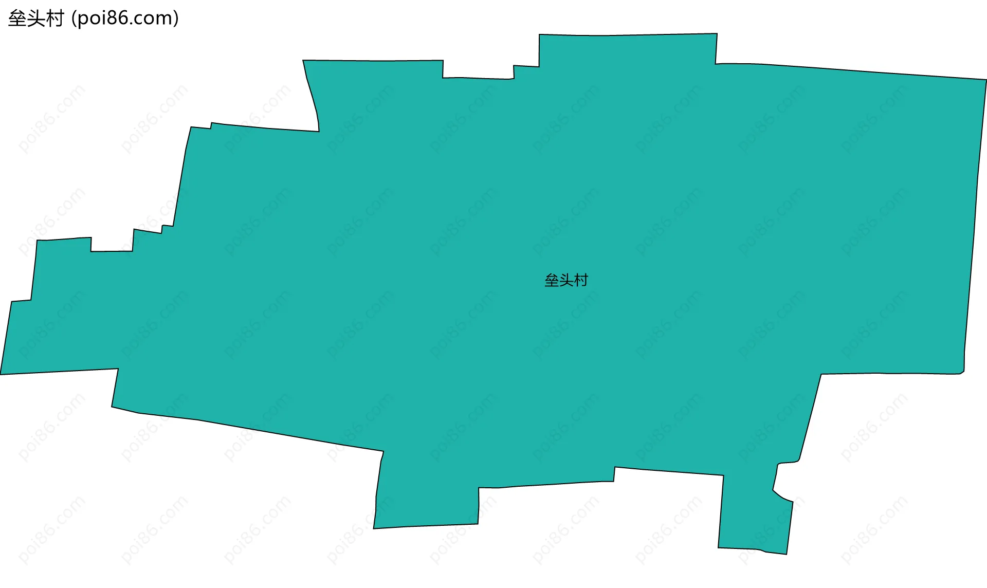 垒头村边界地图