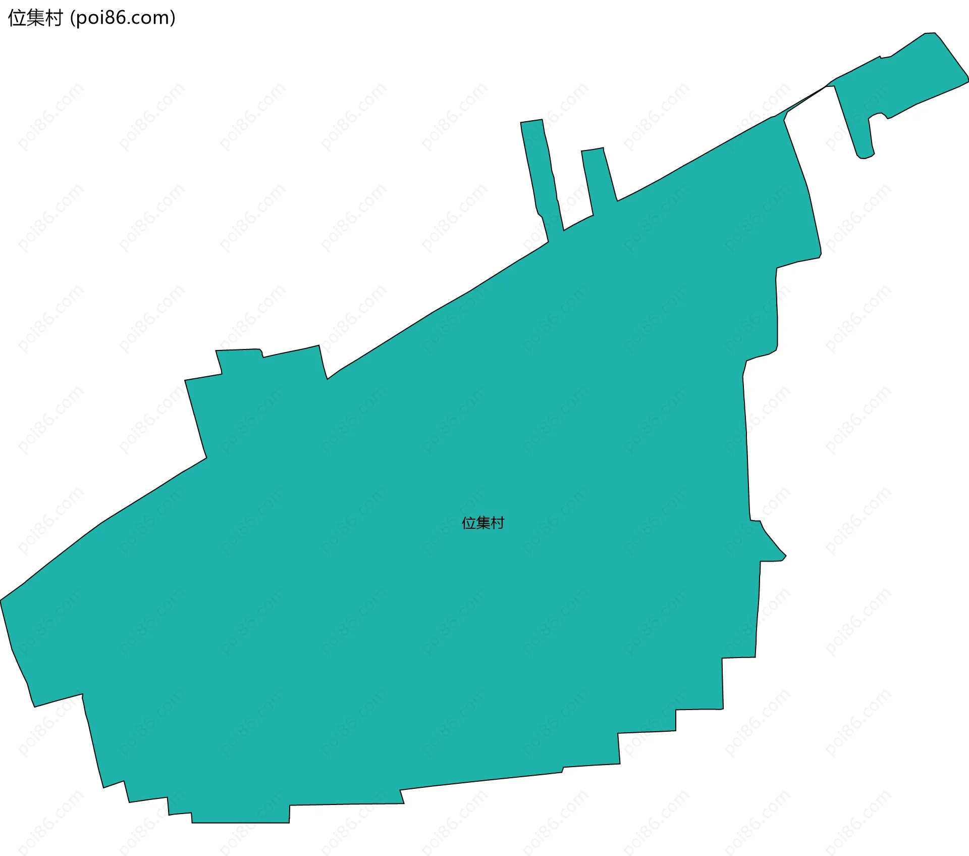 位集村边界地图