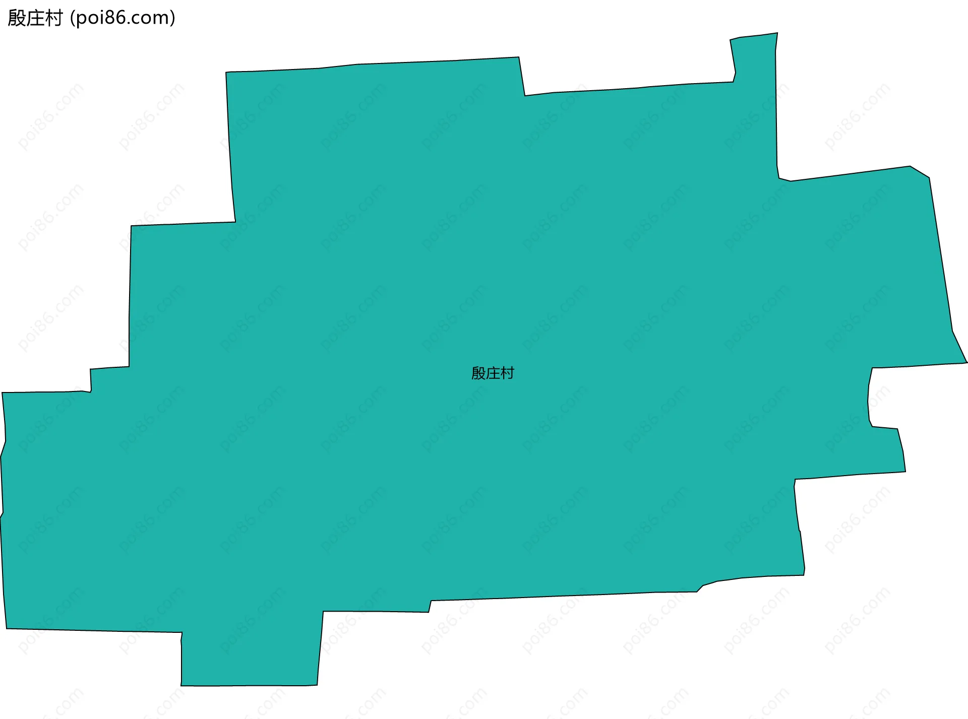殷庄村边界地图