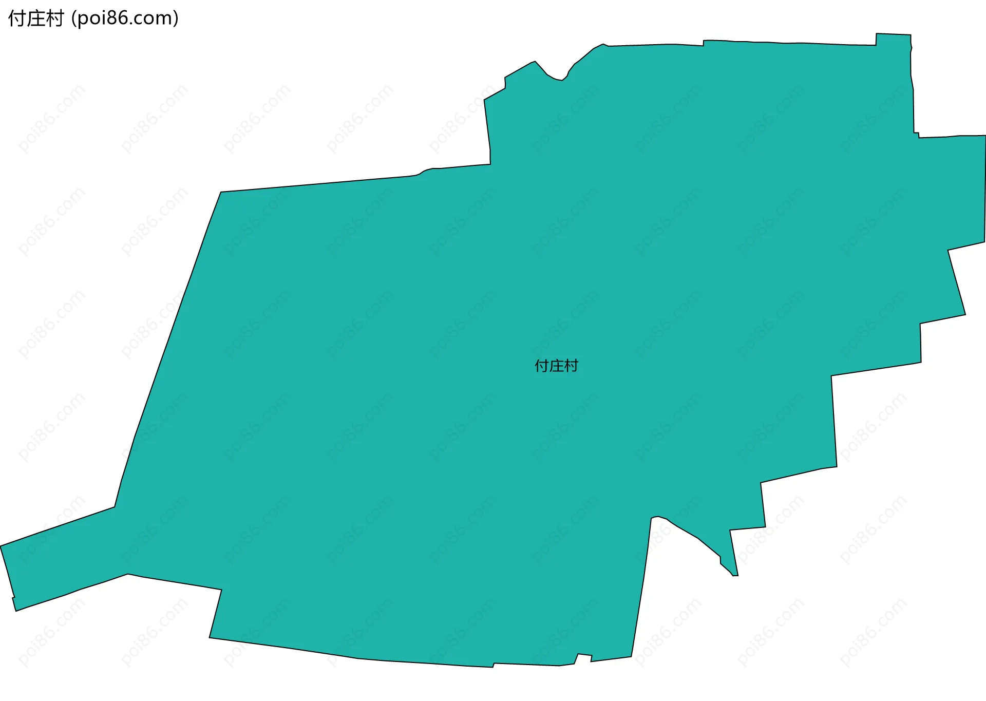 付庄村边界地图