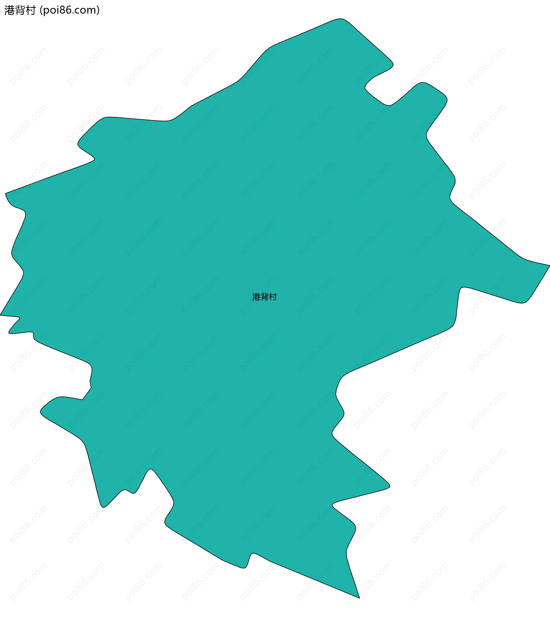港背村边界地图