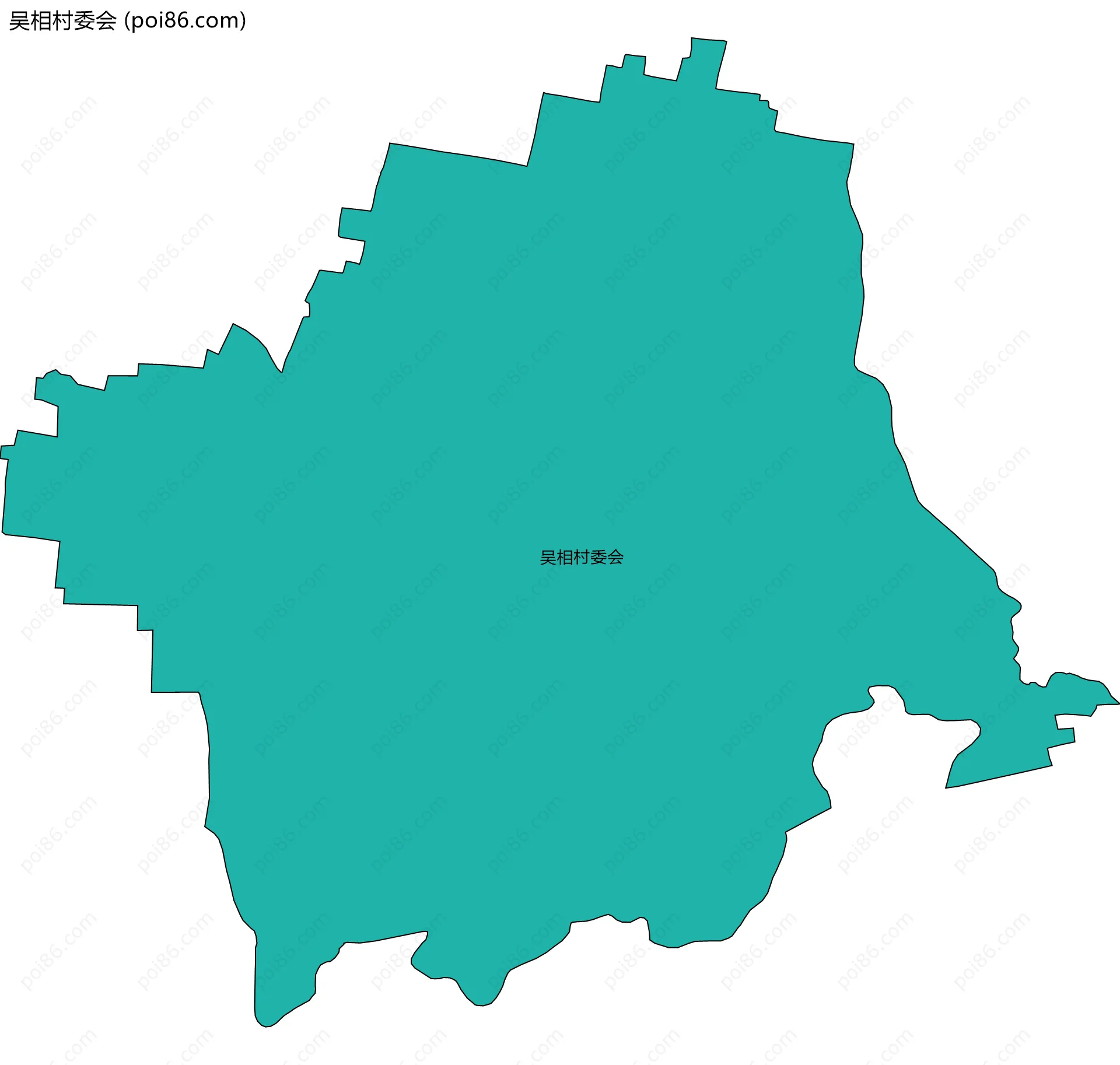 吴相村委会边界地图