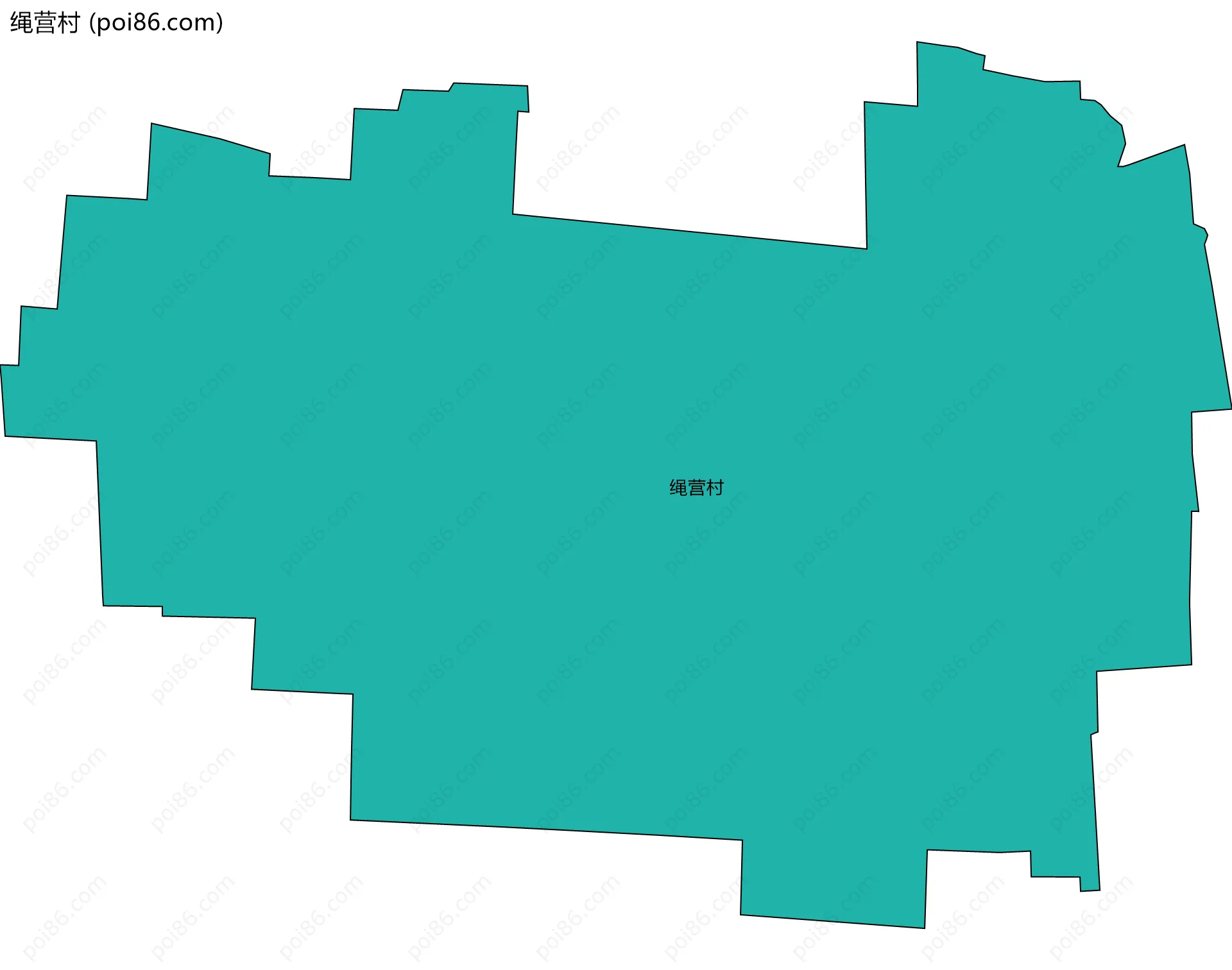 绳营村边界地图