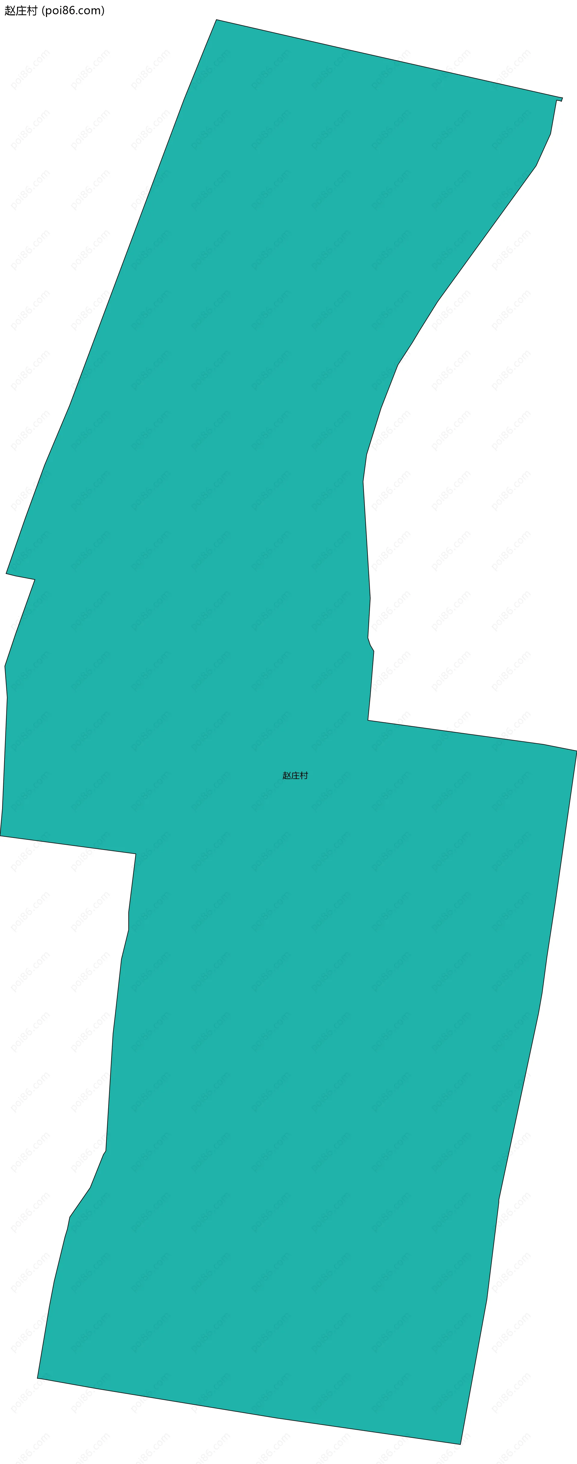 赵庄村边界地图