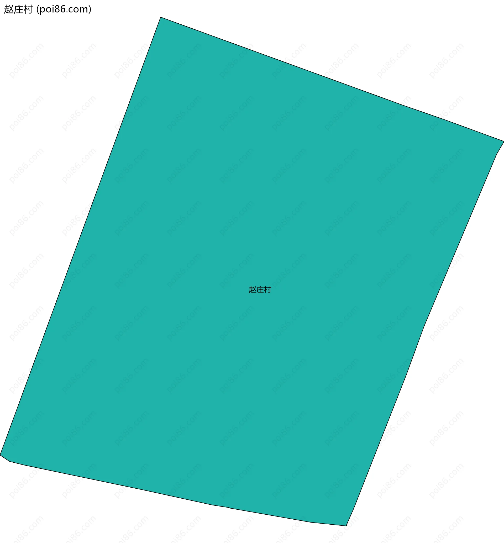 赵庄村边界地图