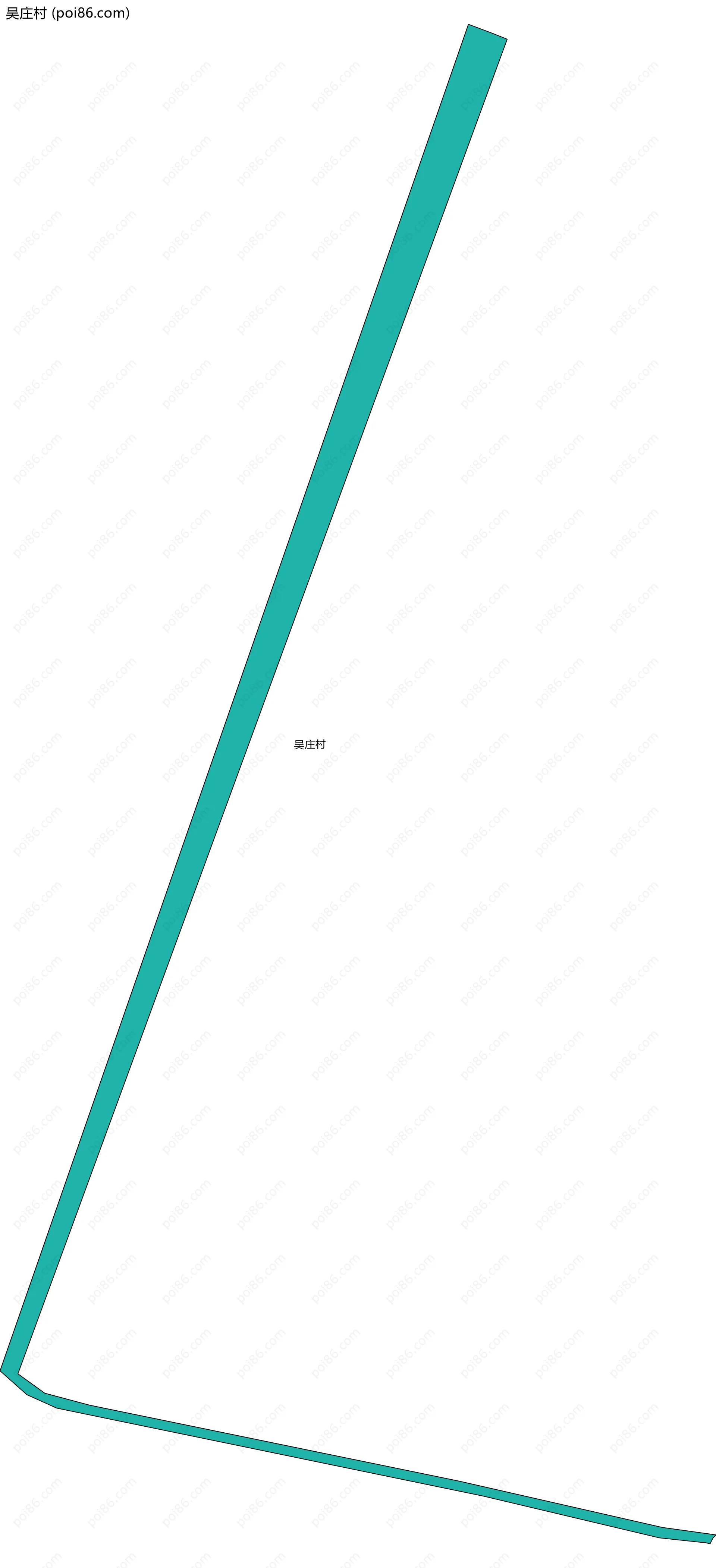 吴庄村边界地图