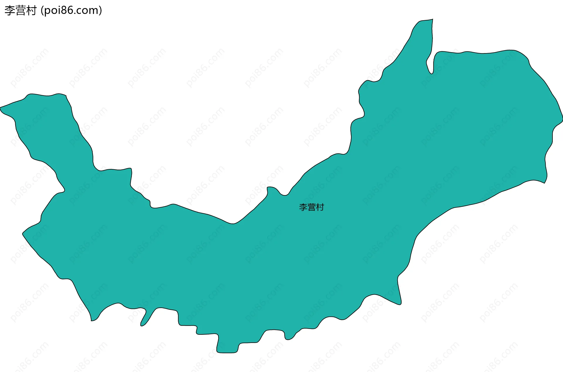 李营村边界地图