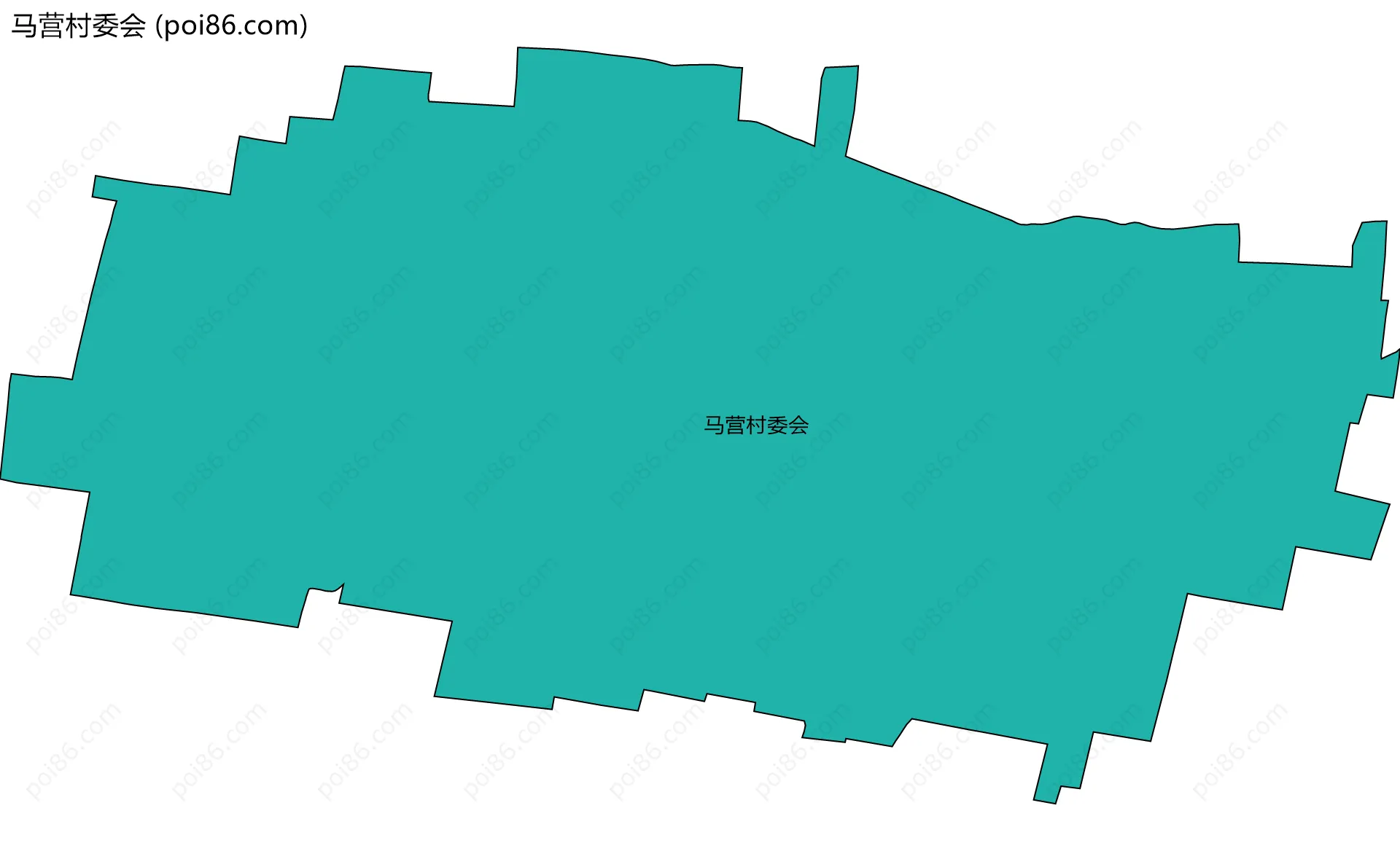 马营村委会边界地图