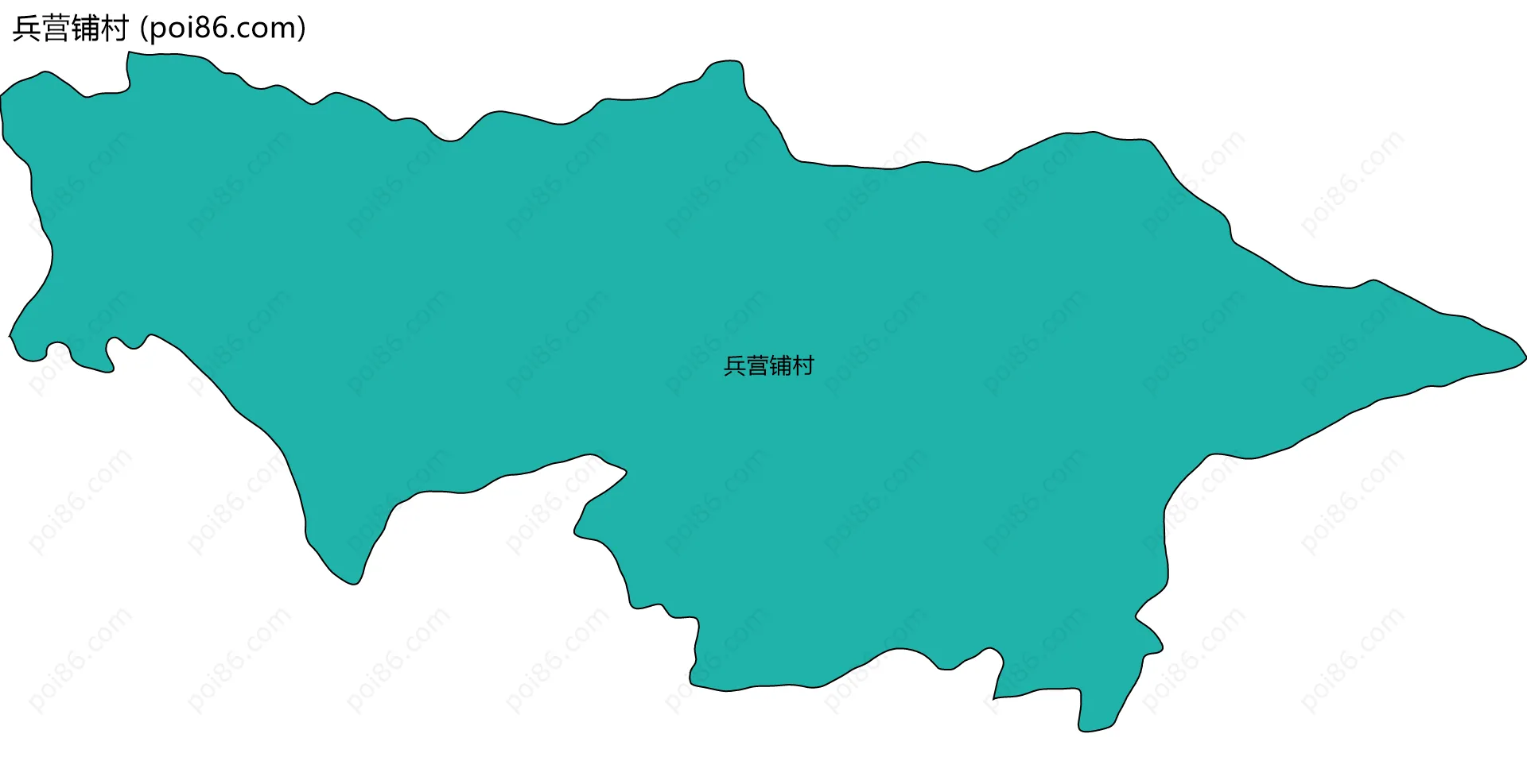 兵营铺村边界地图
