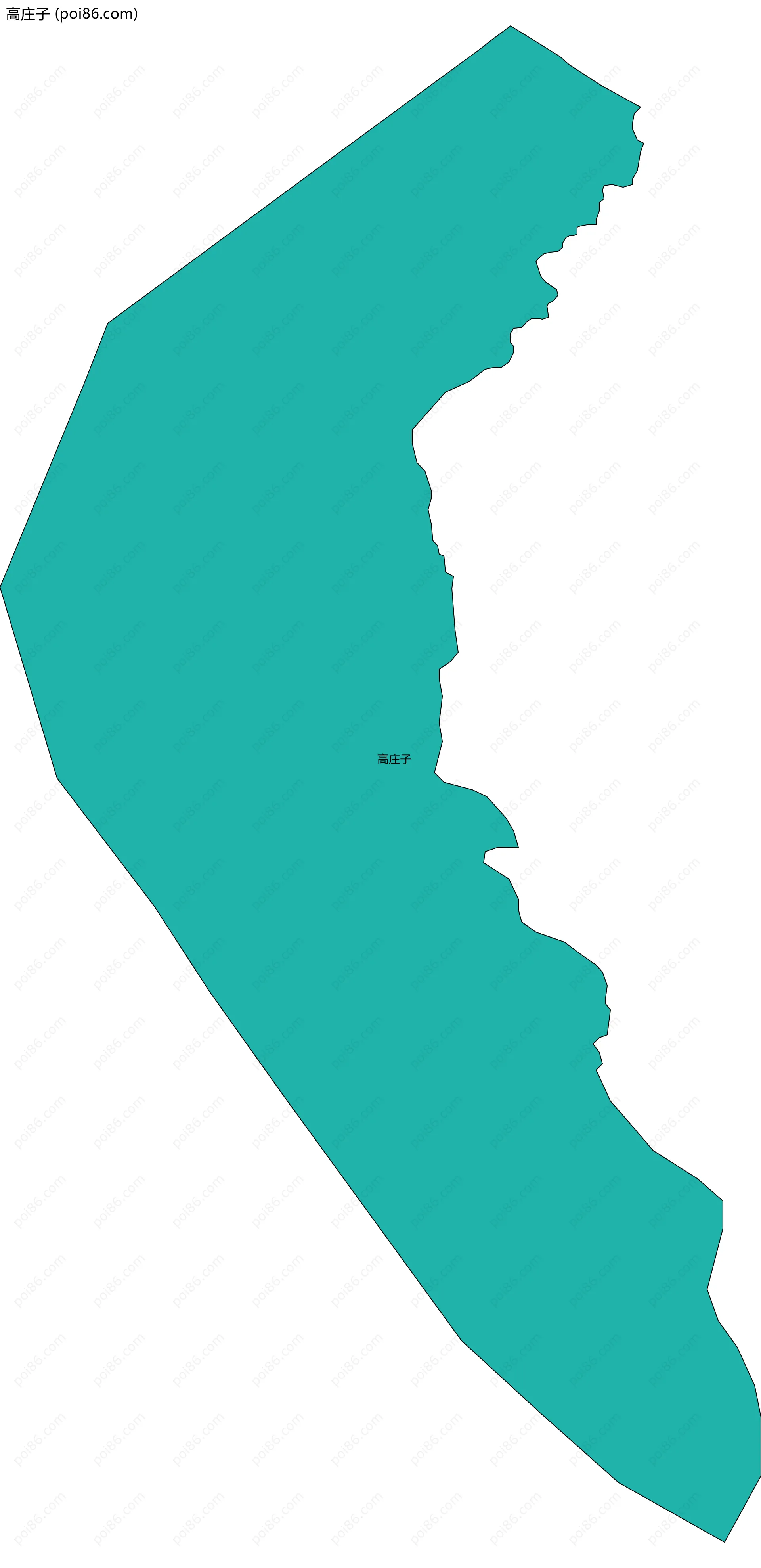 高庄子边界地图