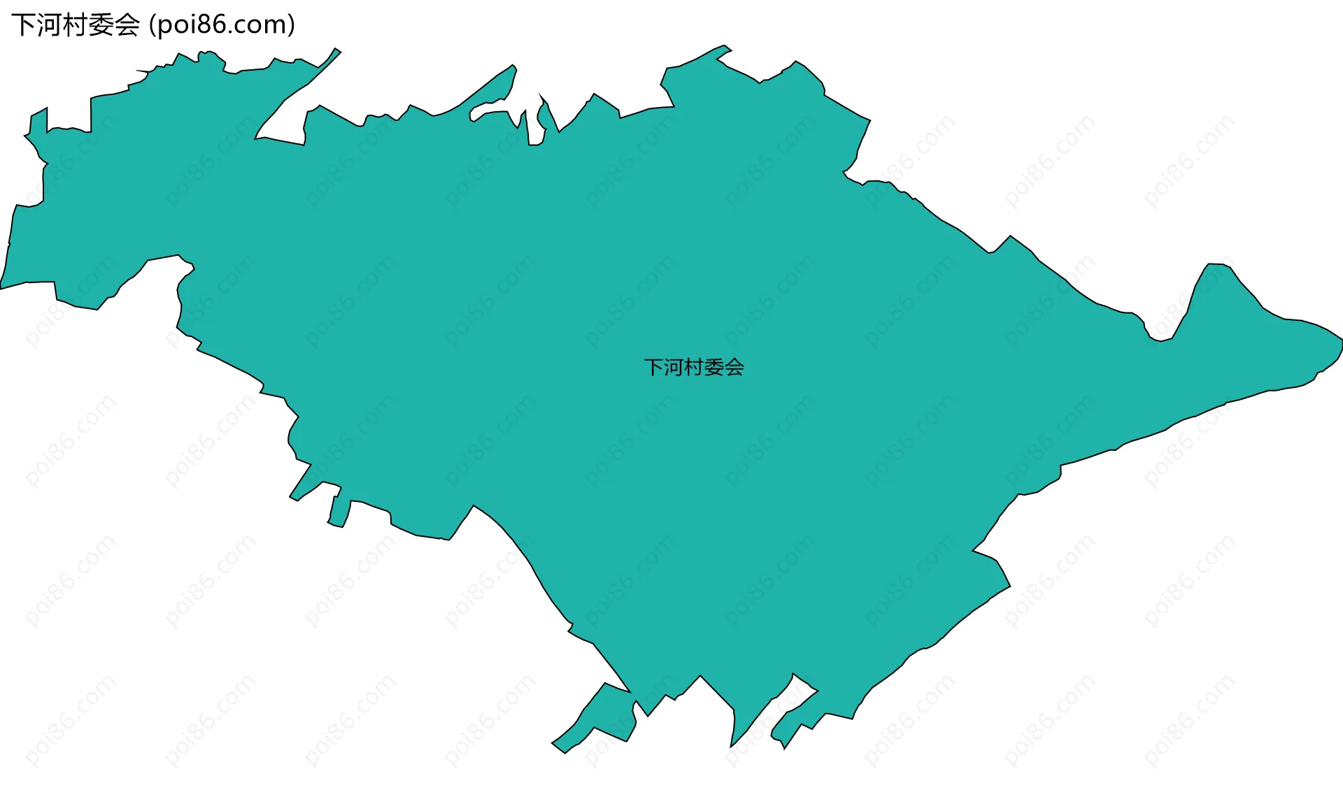 下河村委会边界地图