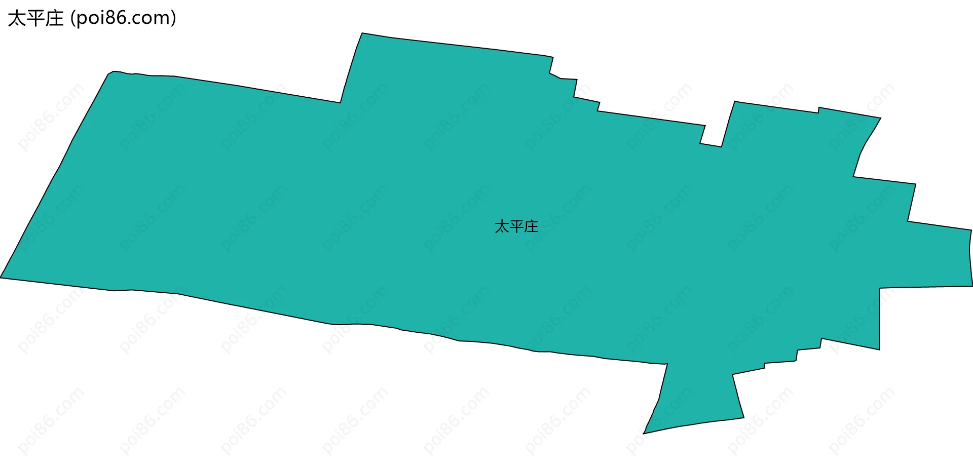 太平庄边界地图