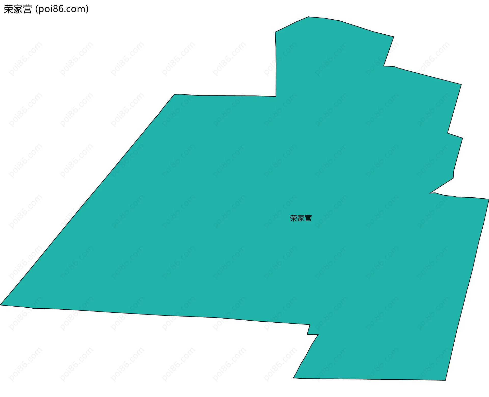 荣家营边界地图