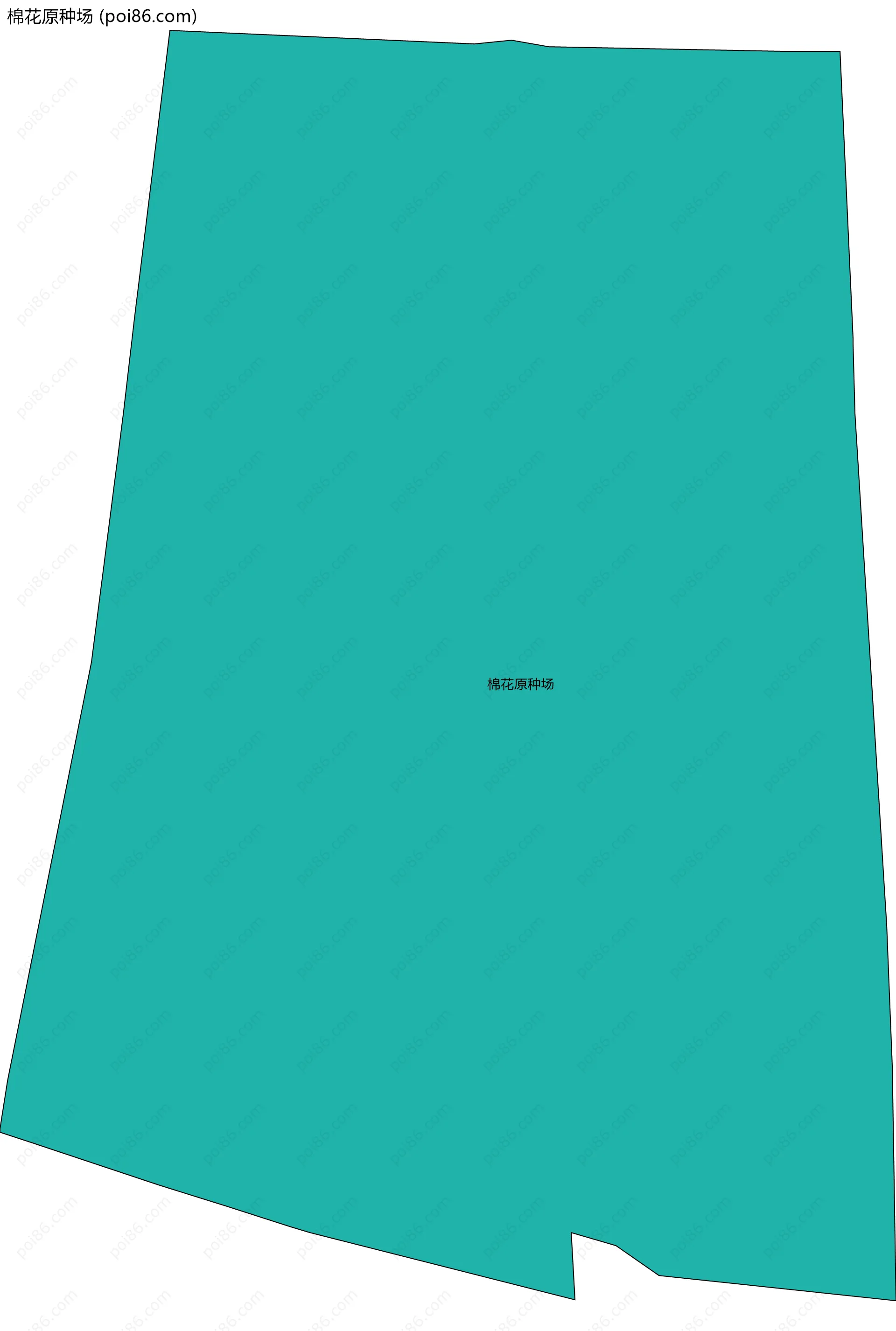 棉花原种场边界地图