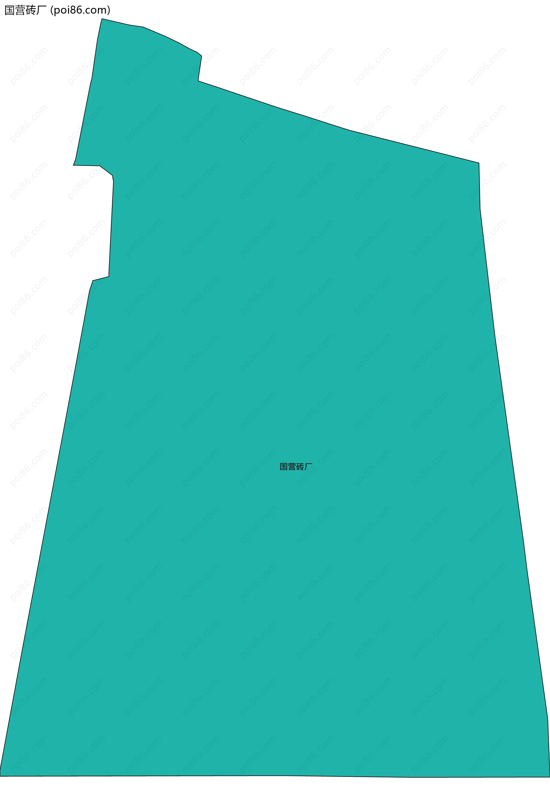 国营砖厂边界地图