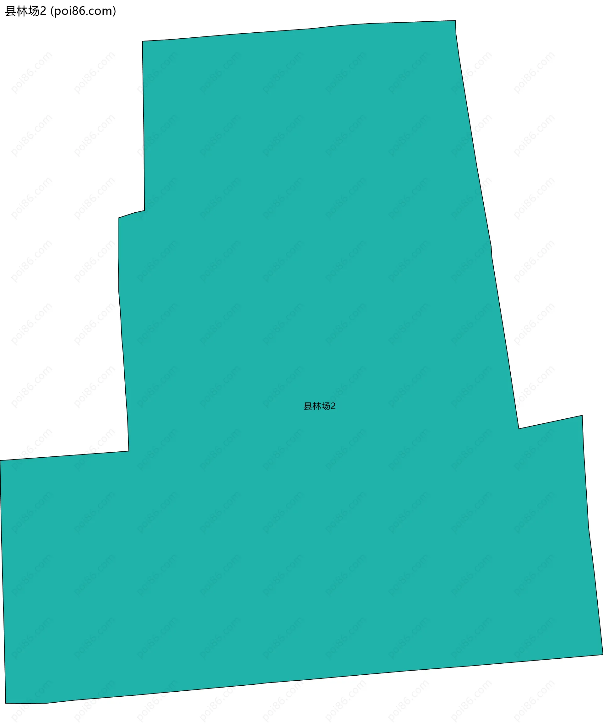 县林场2边界地图