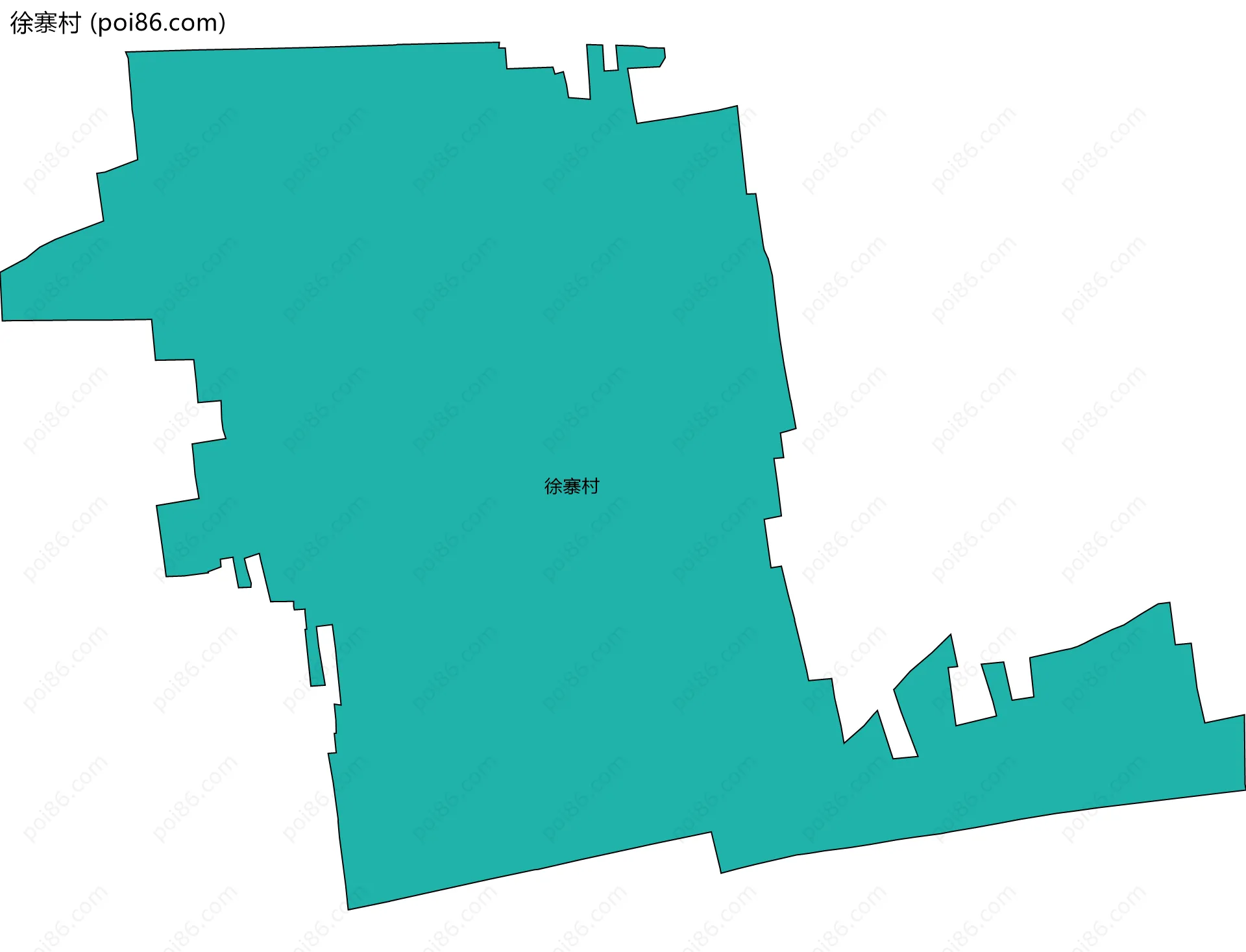 徐寨村边界地图