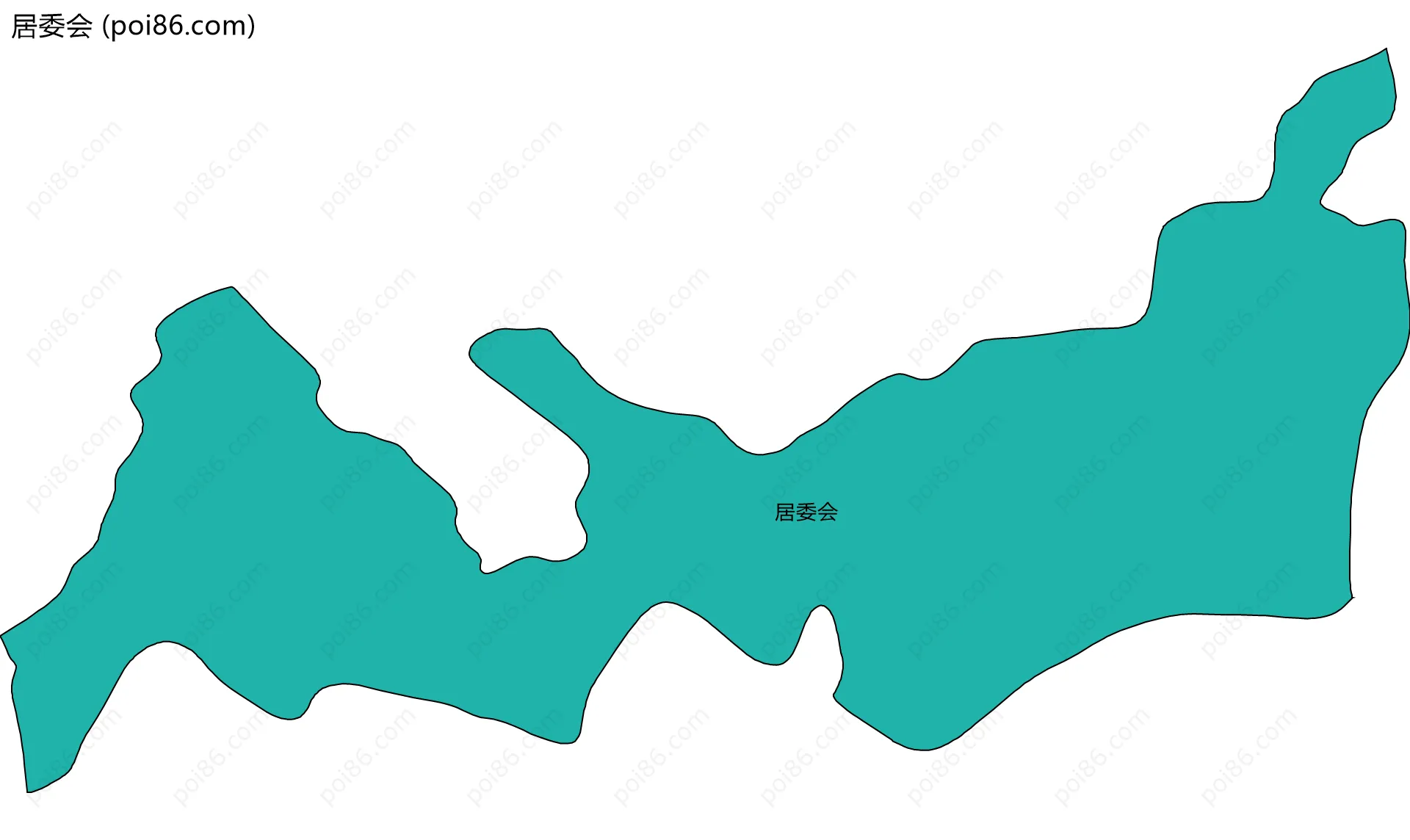 居委会边界地图