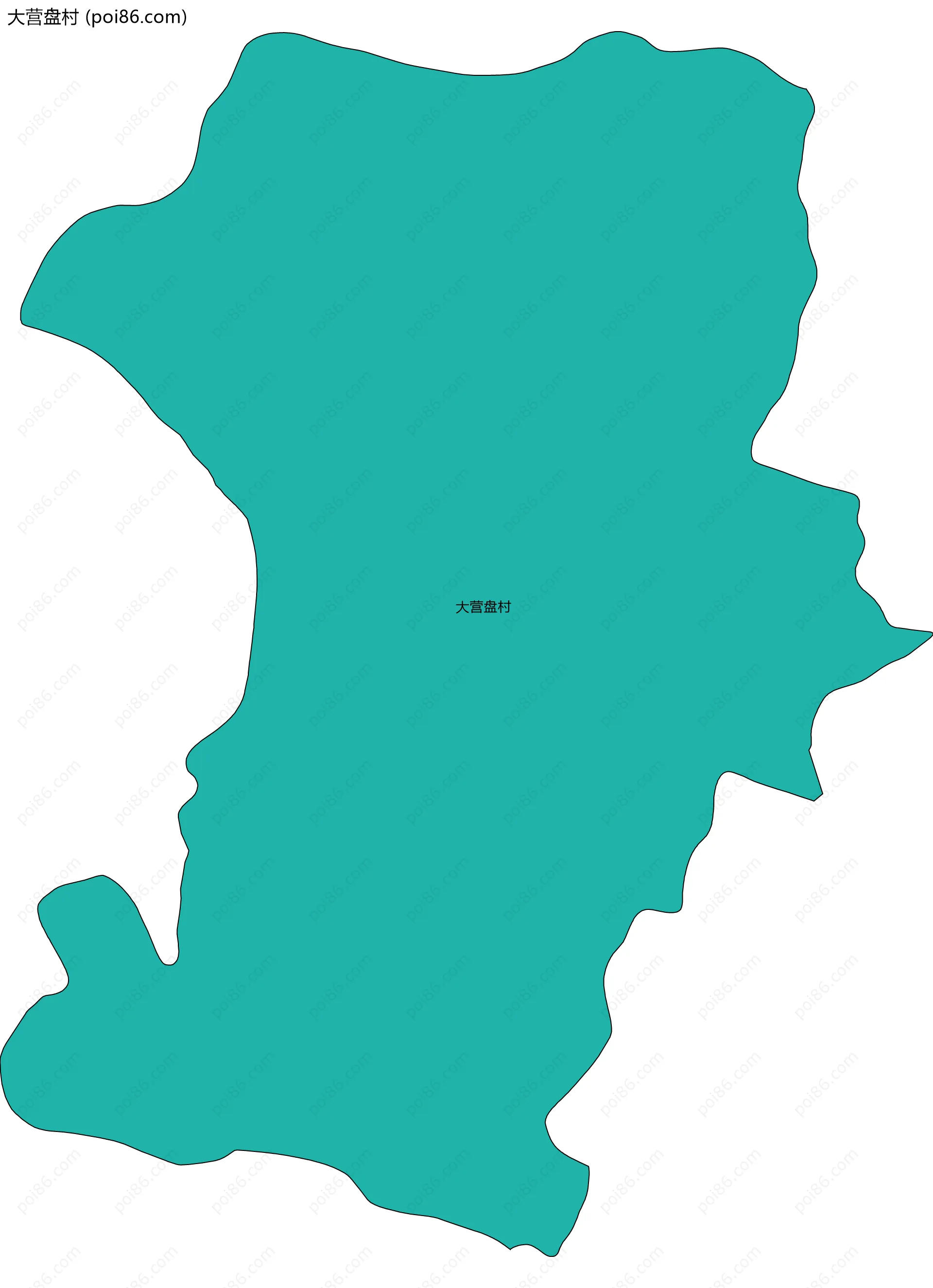 大营盘村边界地图