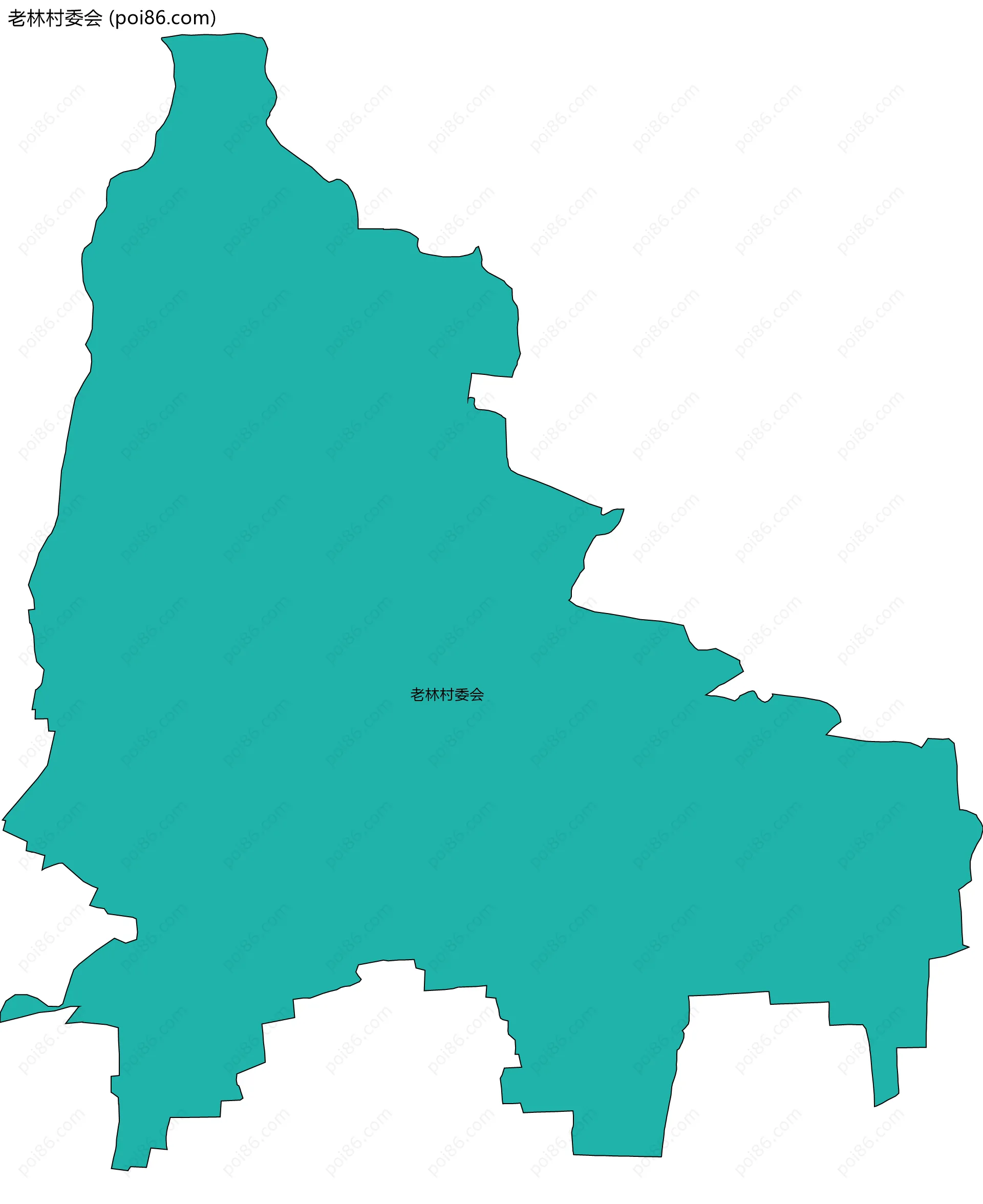 老林村委会边界地图