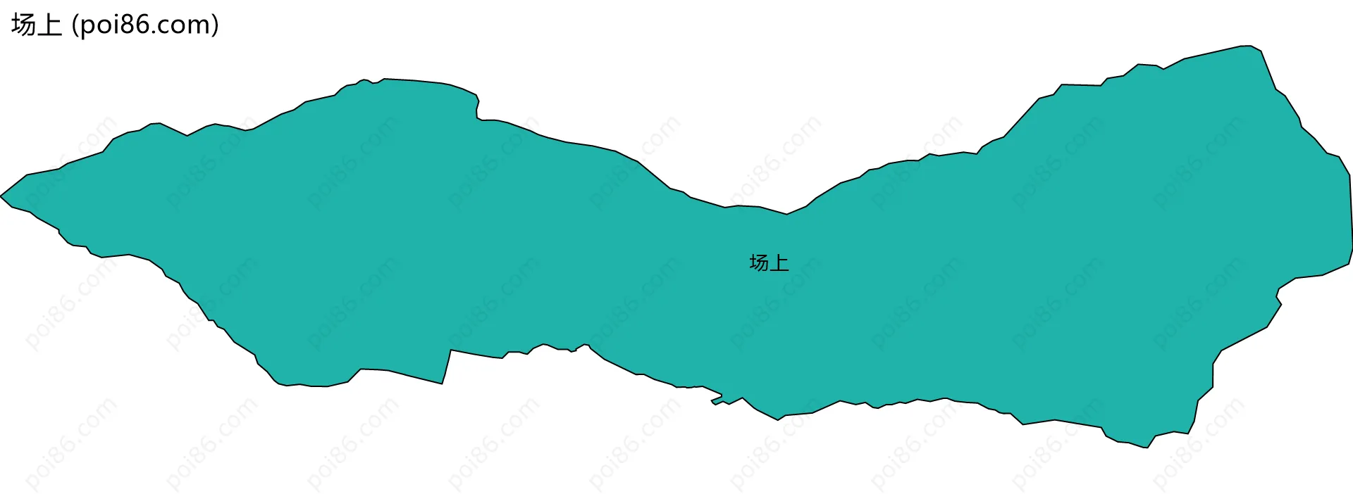 场上边界地图