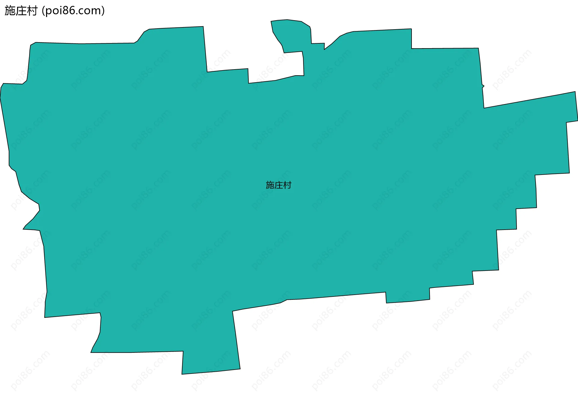 施庄村边界地图