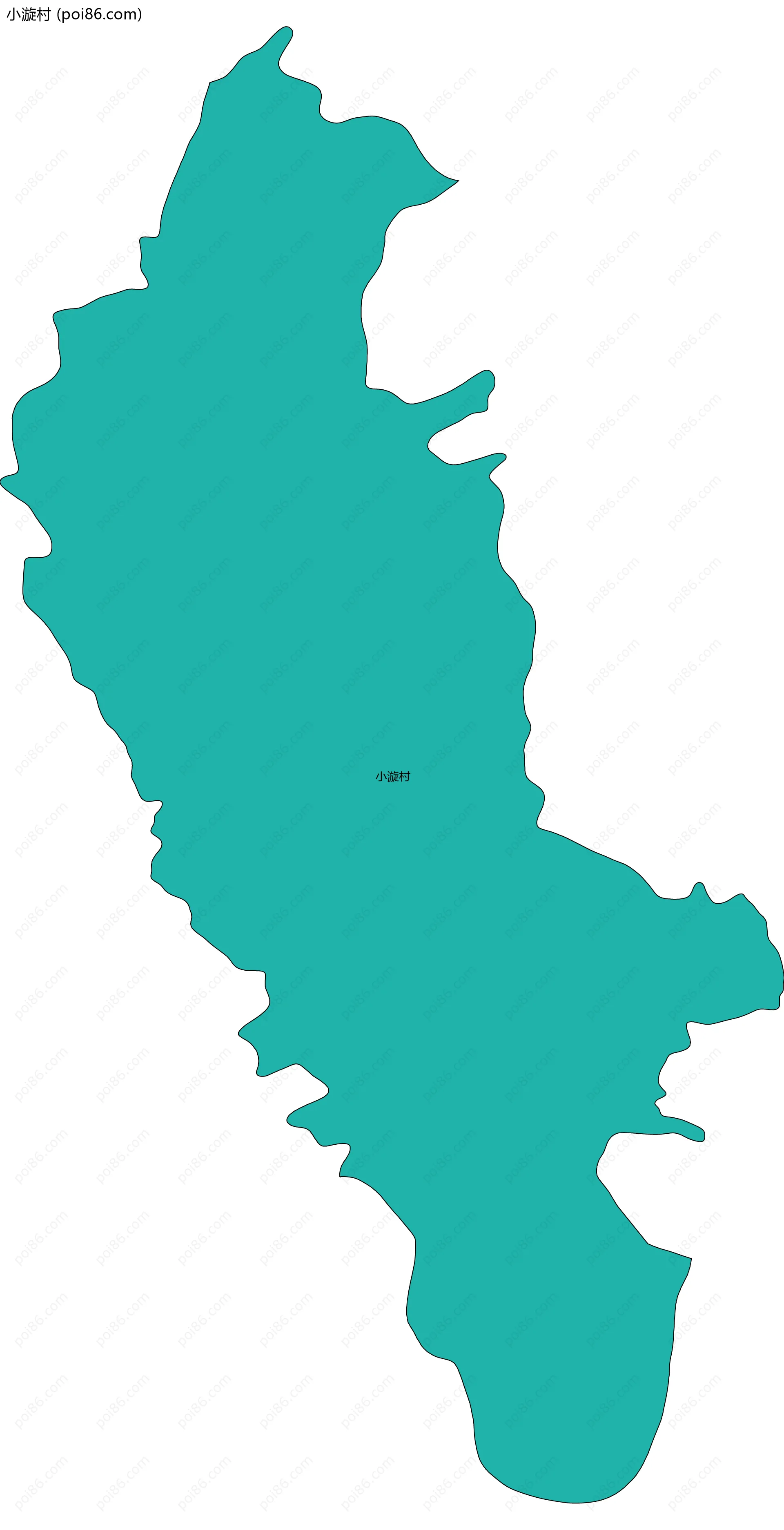小漩村边界地图