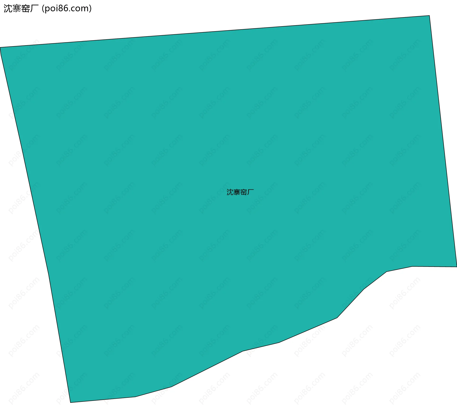 沈寨窑厂边界地图