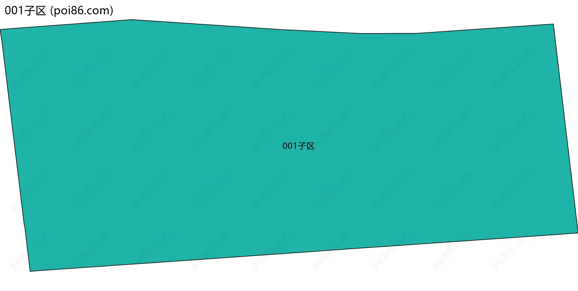 001子区边界地图