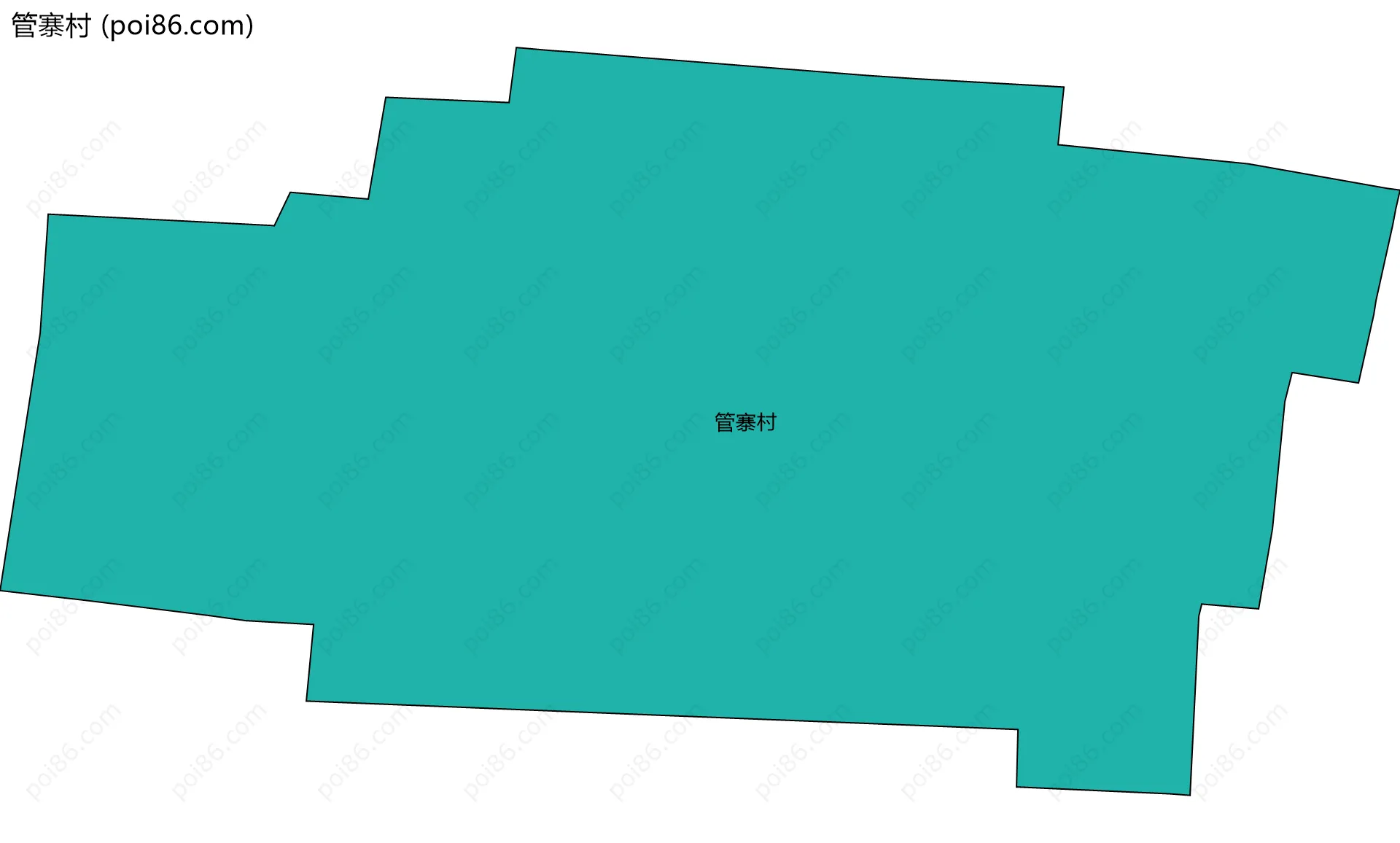 管寨村边界地图