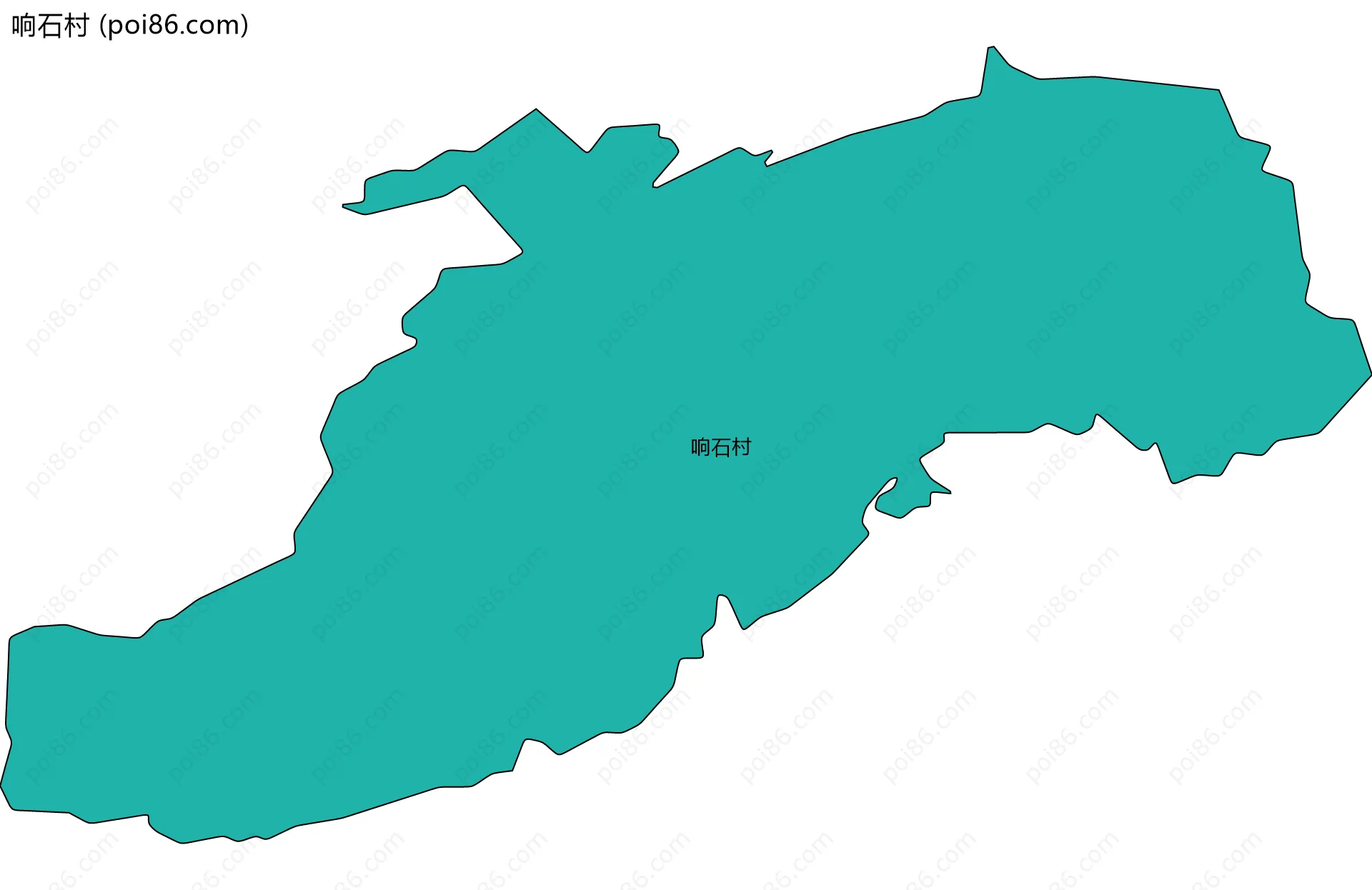 响石村边界地图