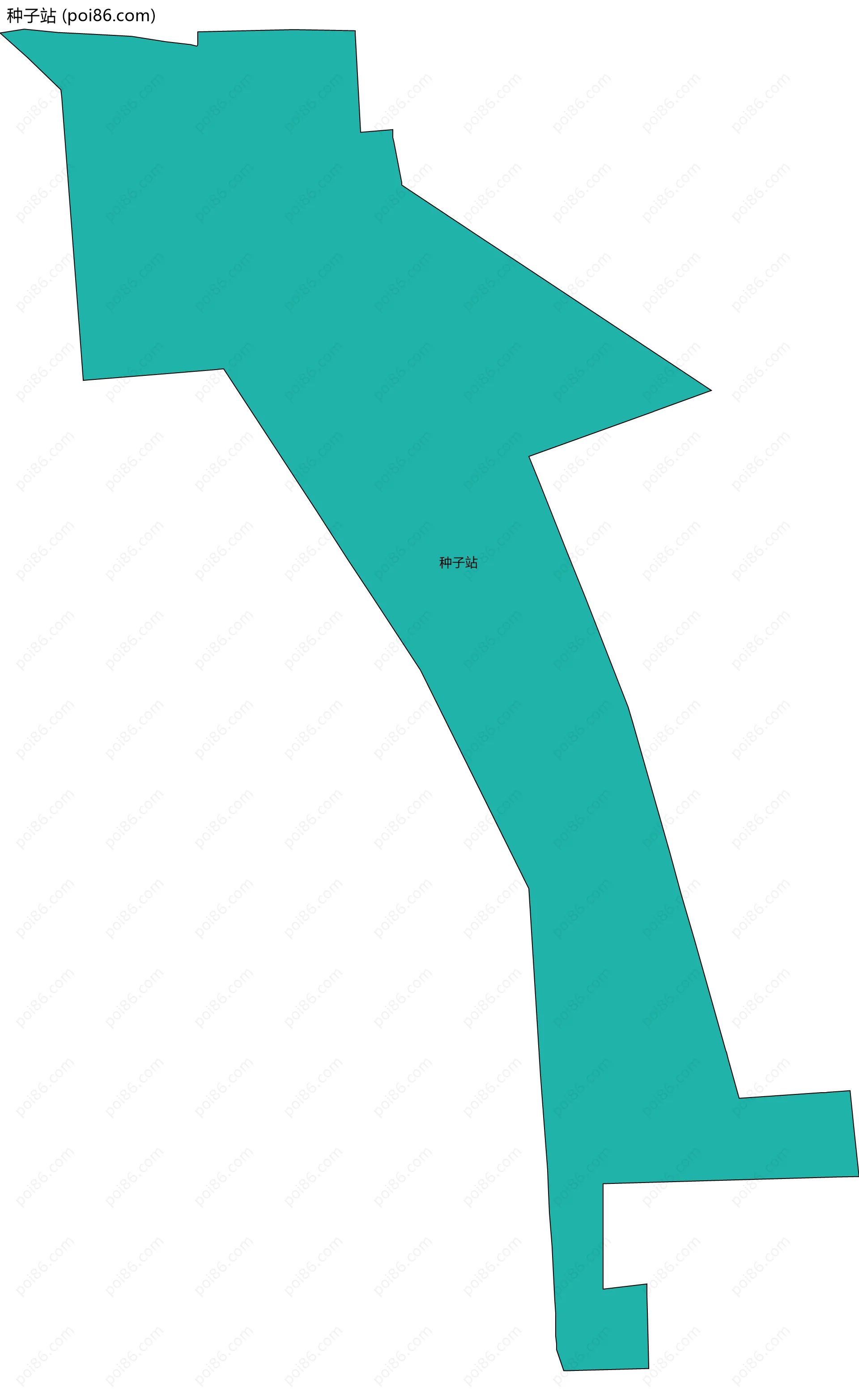 种子站边界地图