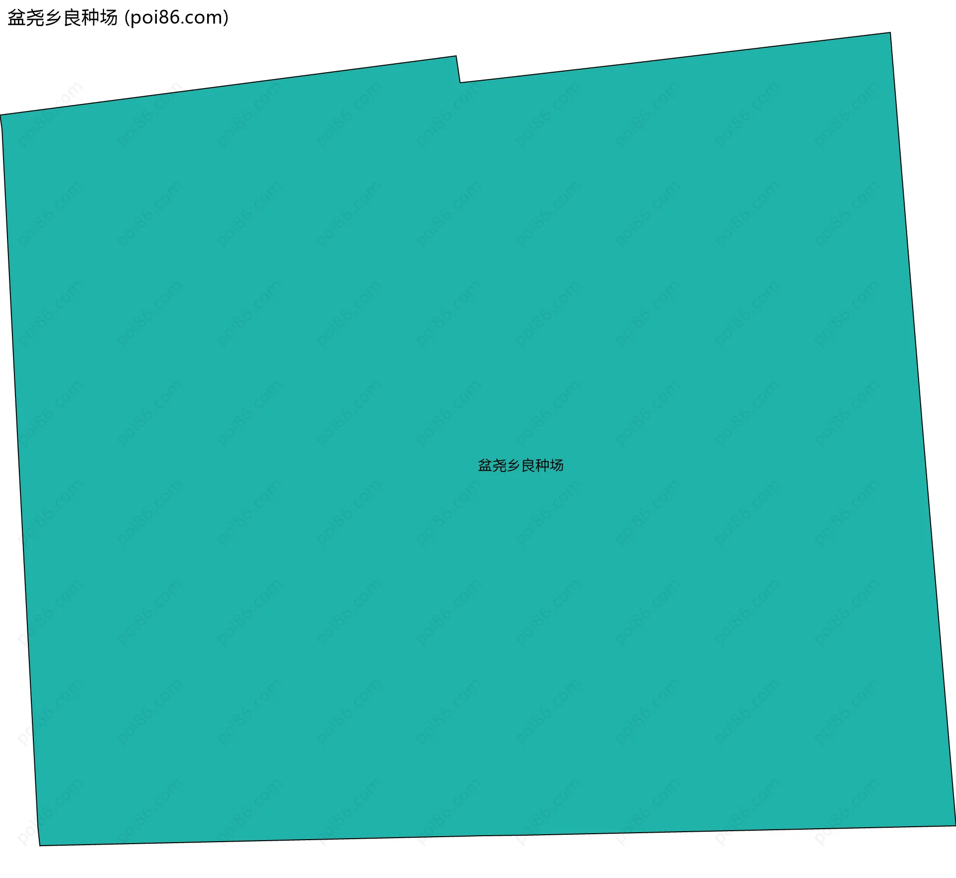 盆尧乡良种场边界地图