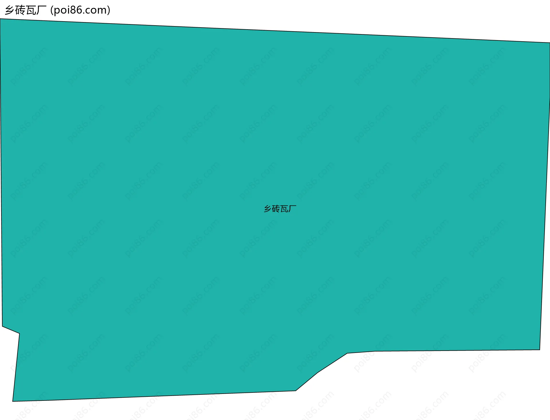 乡砖瓦厂边界地图