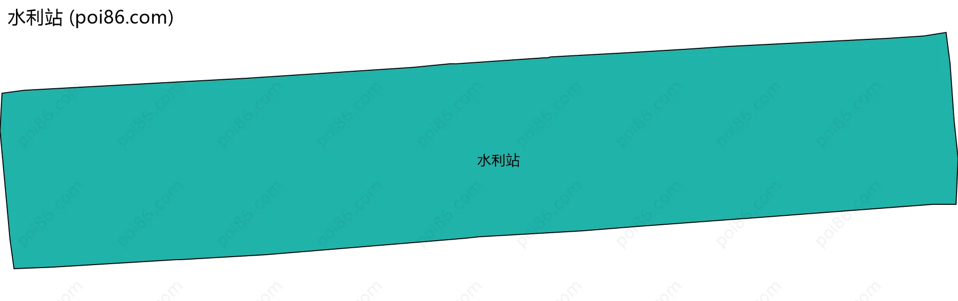 水利站边界地图