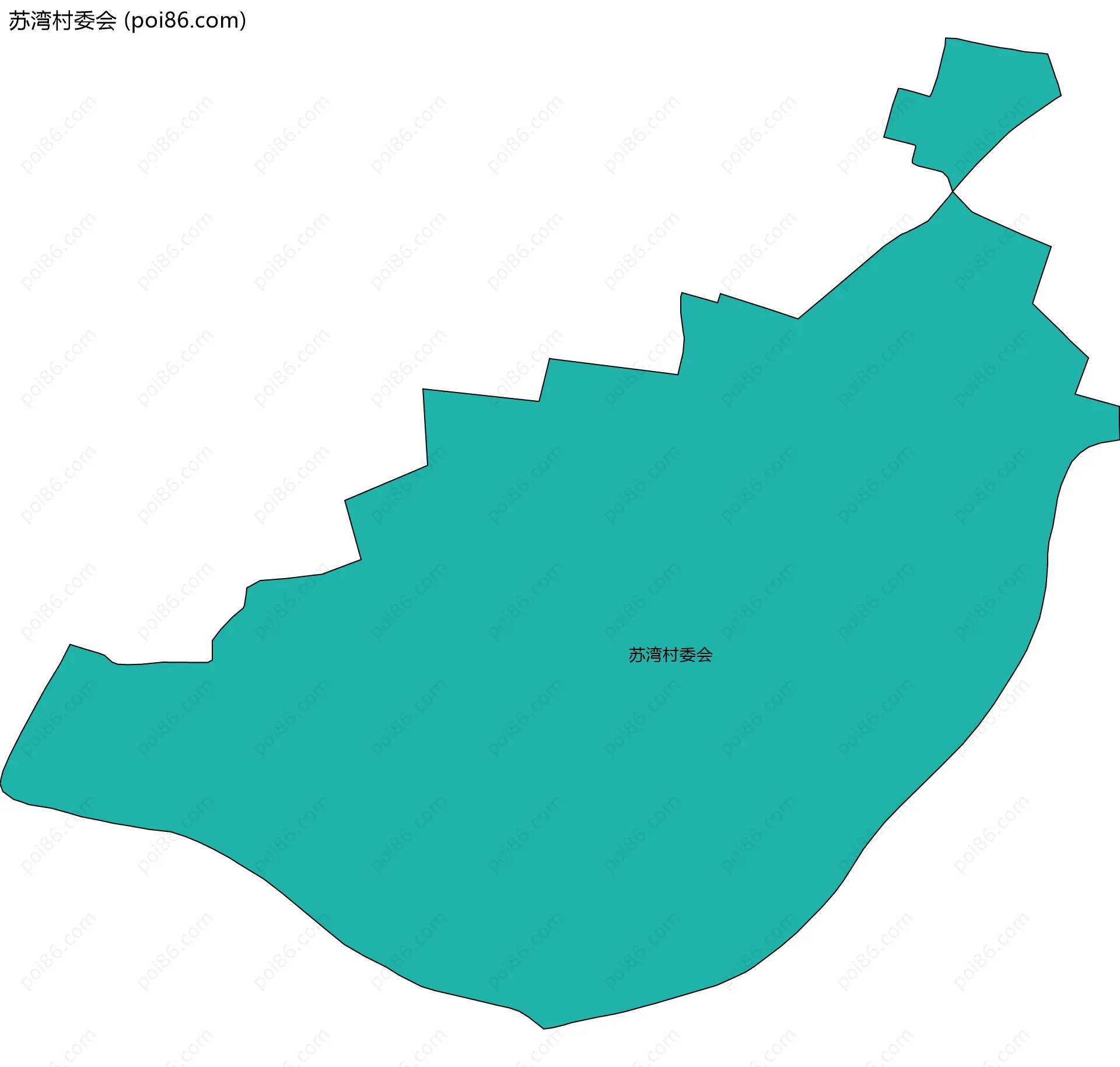 苏湾村委会边界地图