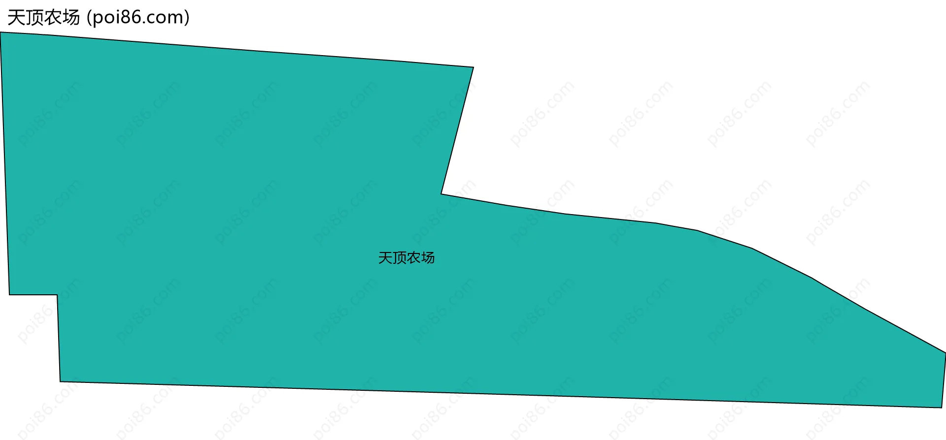 天顶农场边界地图