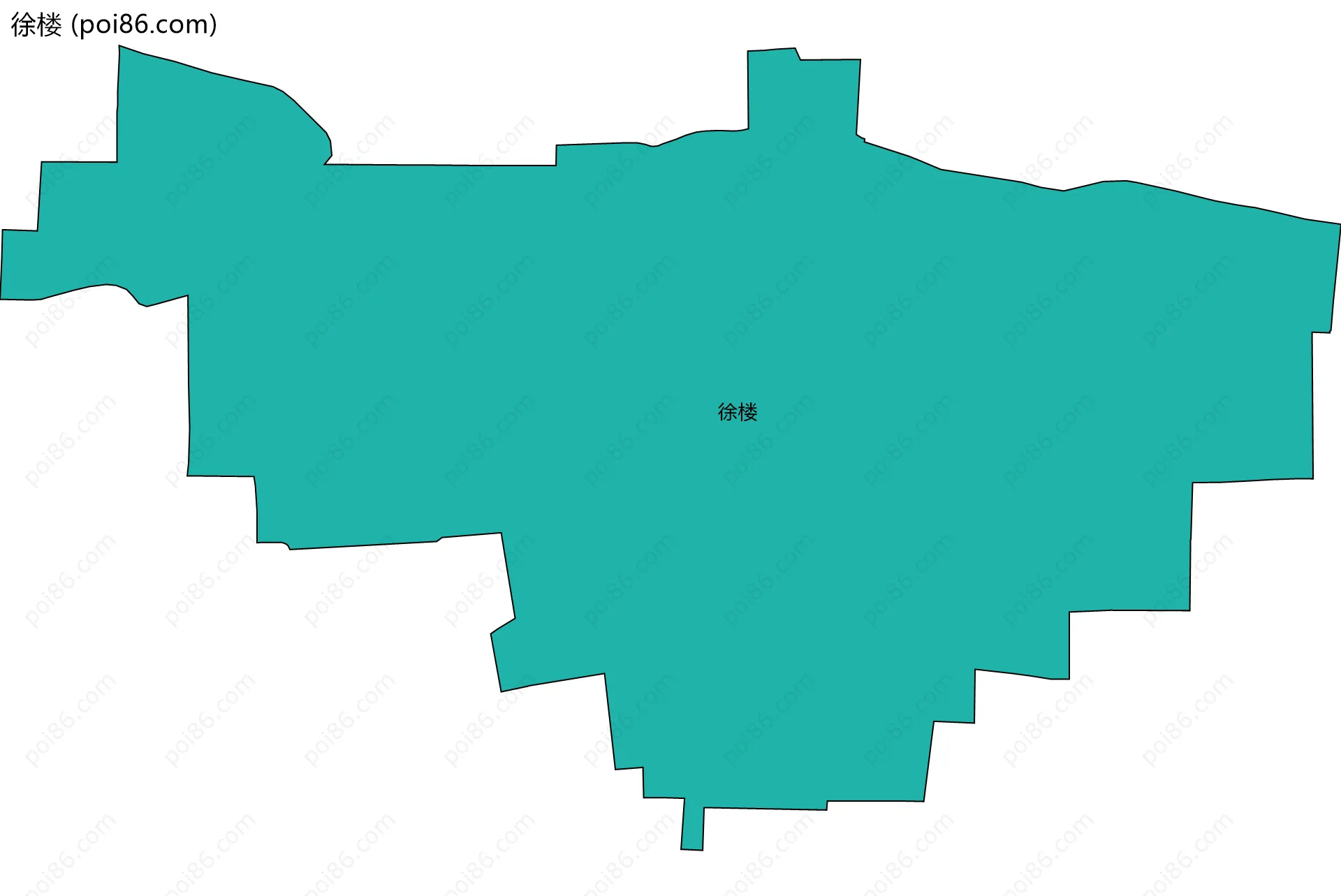 徐楼边界地图