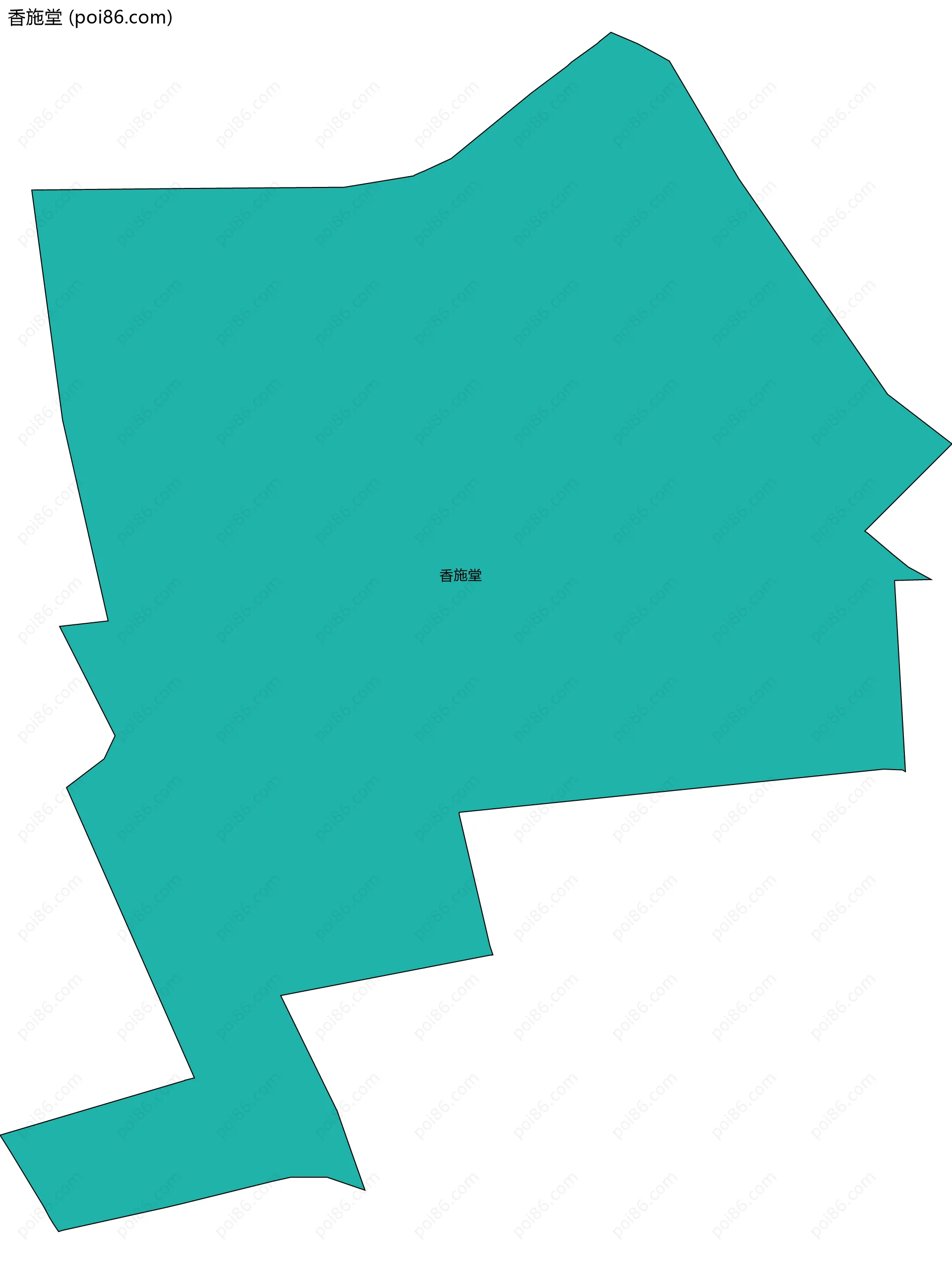 香施堂边界地图