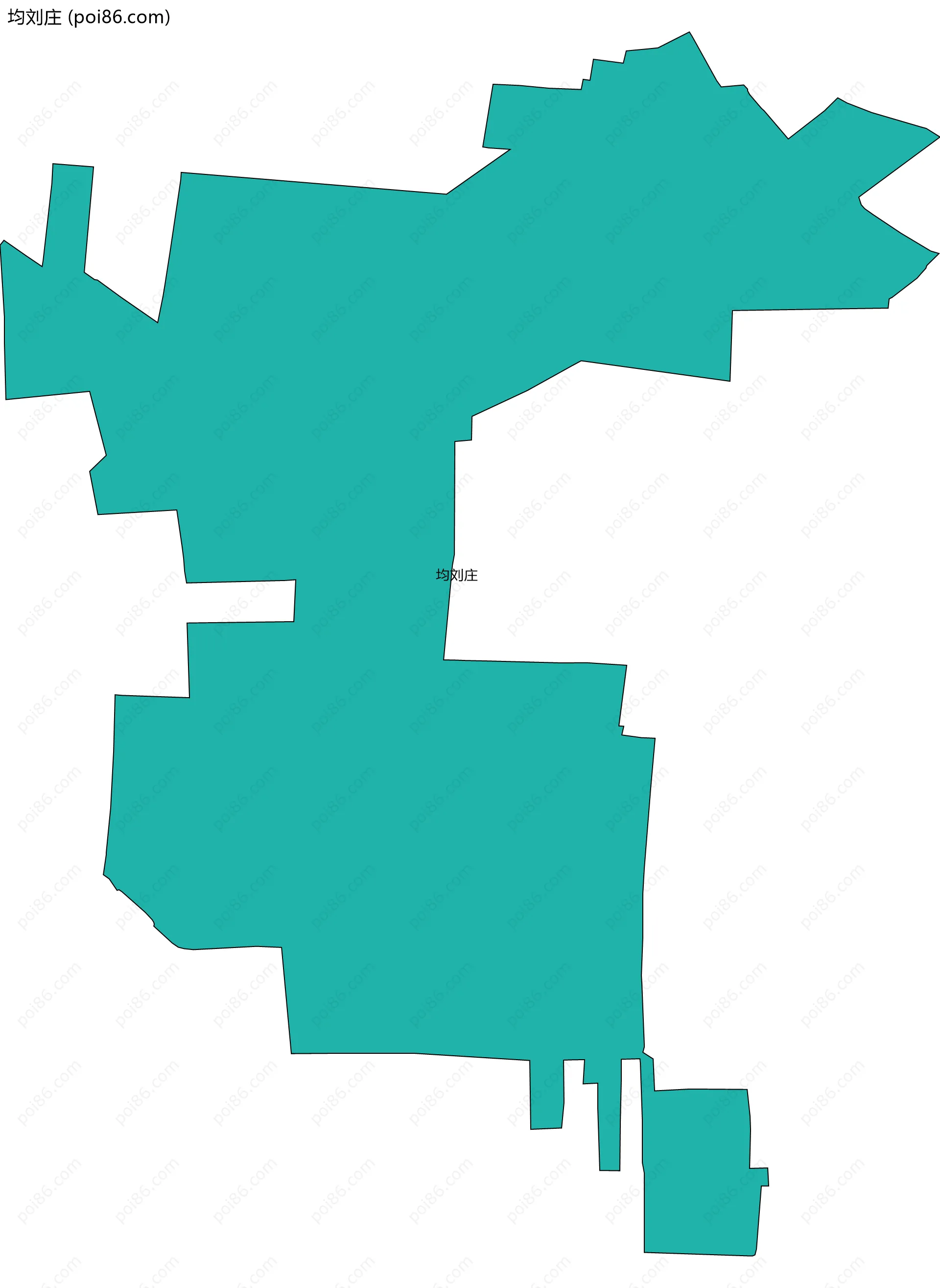 均刘庄边界地图