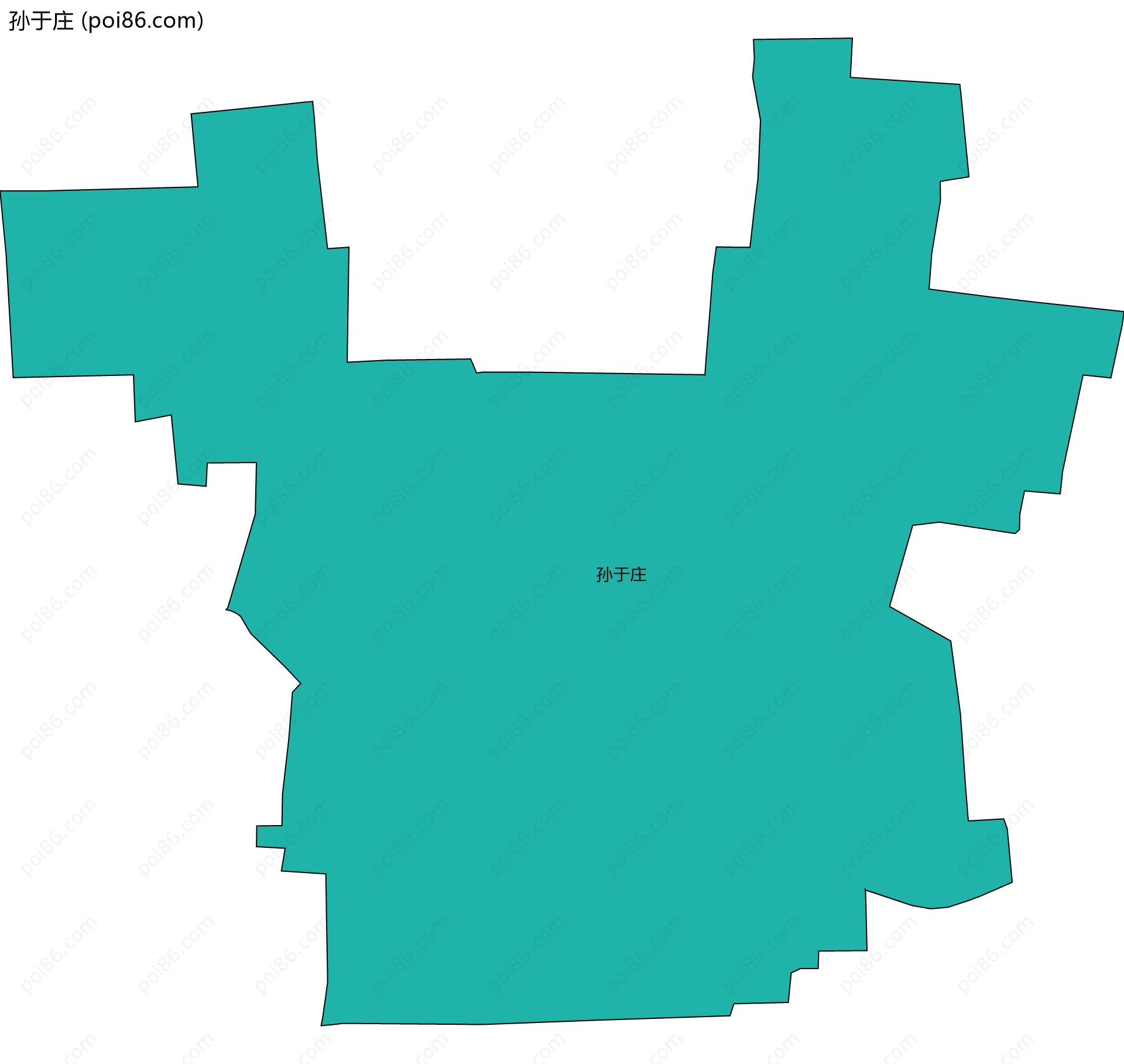 孙于庄边界地图