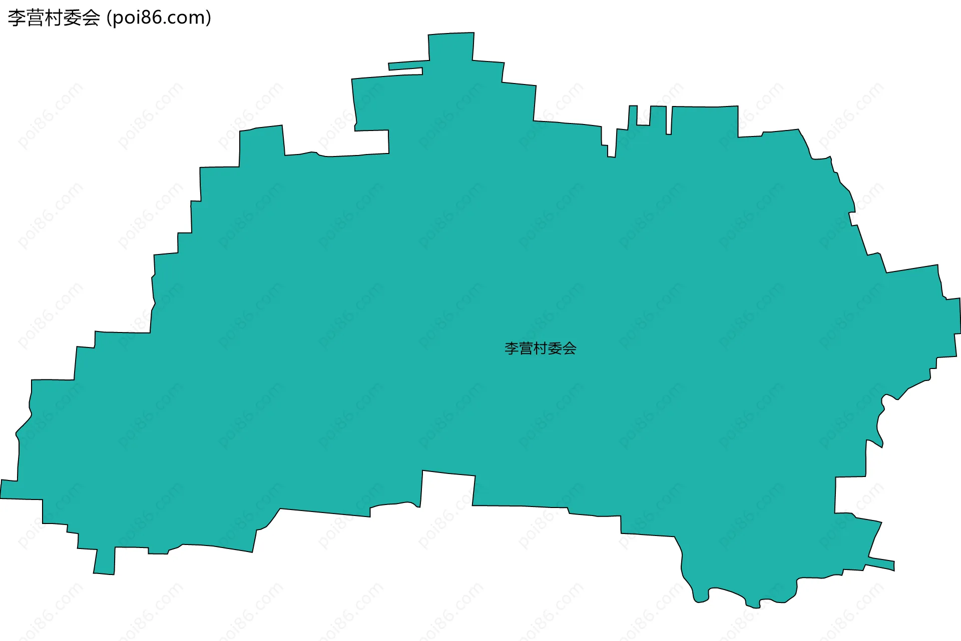 李营村委会边界地图