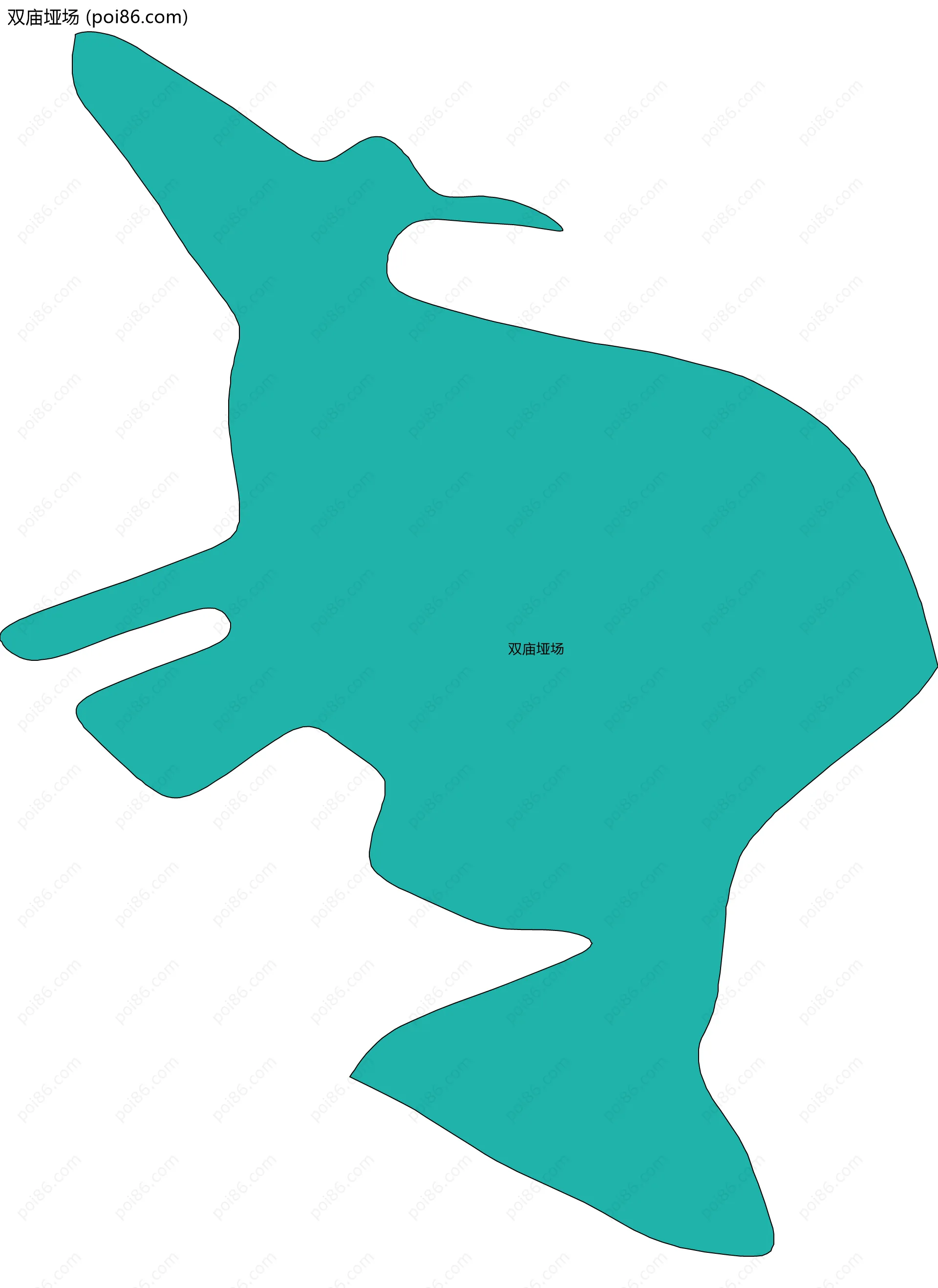 双庙垭场边界地图