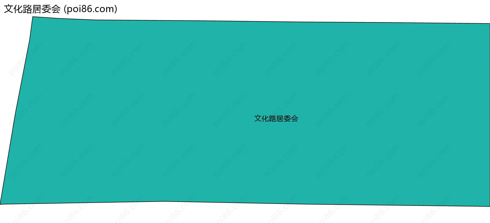 文化路居委会边界地图