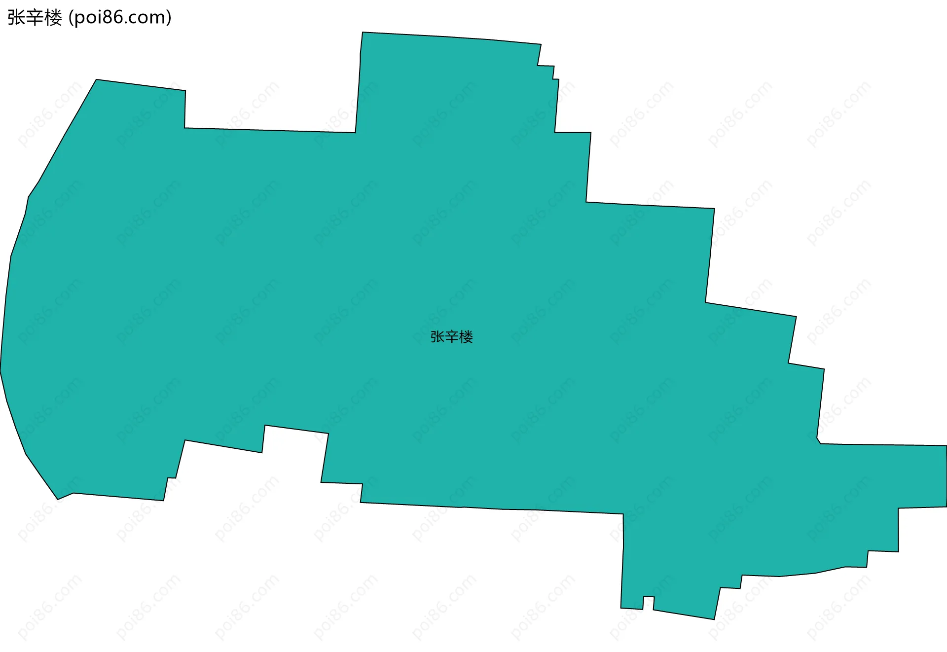 张辛楼边界地图